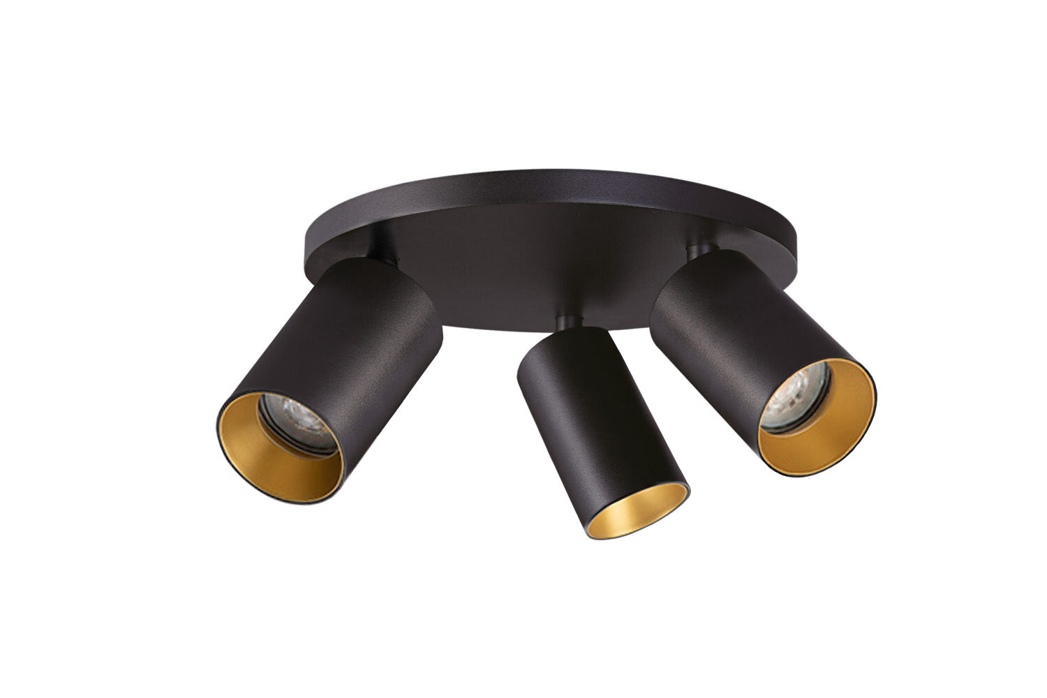 SpotOn Circle3 GU10 Sort