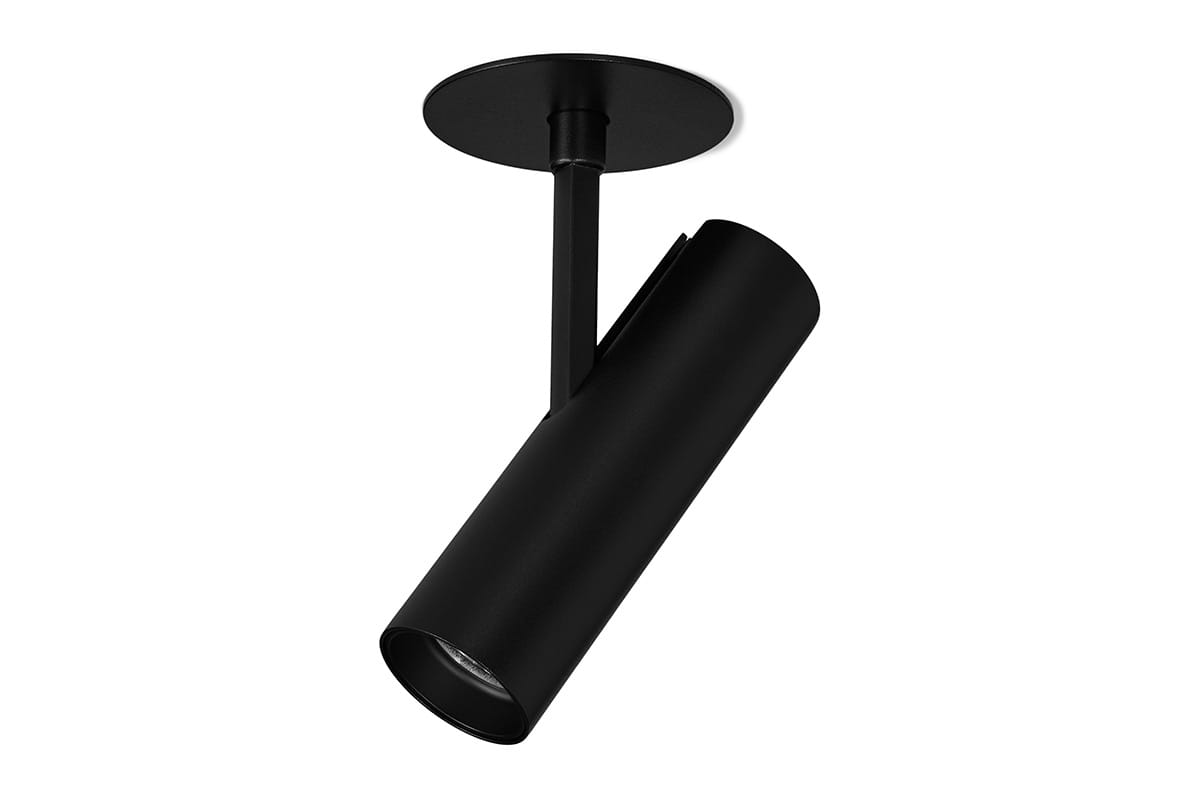 Zoomet helt ind på den unikke designet Tube Slim Built-In Spot LED 2700K i Sort