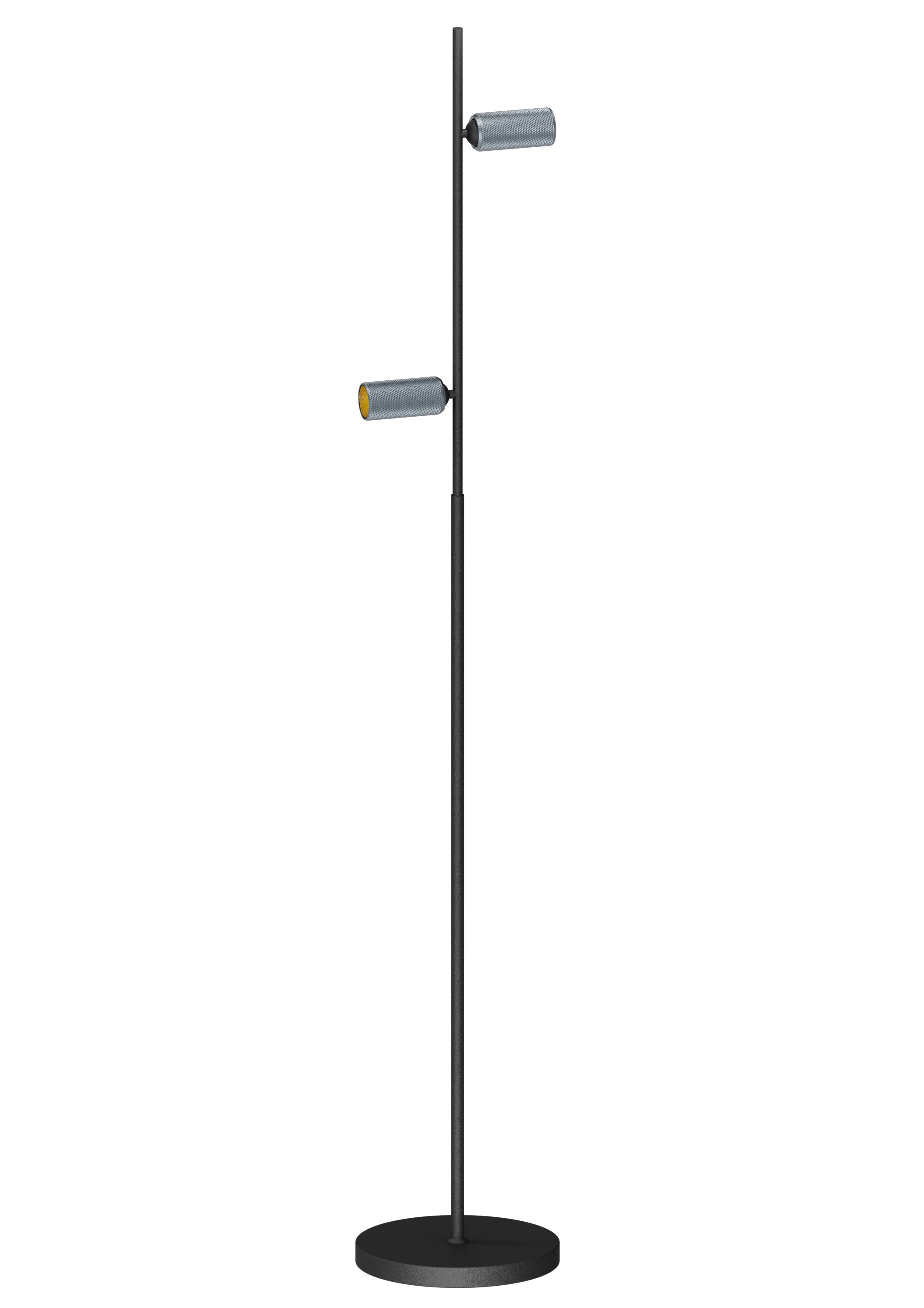 Antidark Decor Double F2 sort/aluminium gulvlampe 3000K 2 x 10w LED