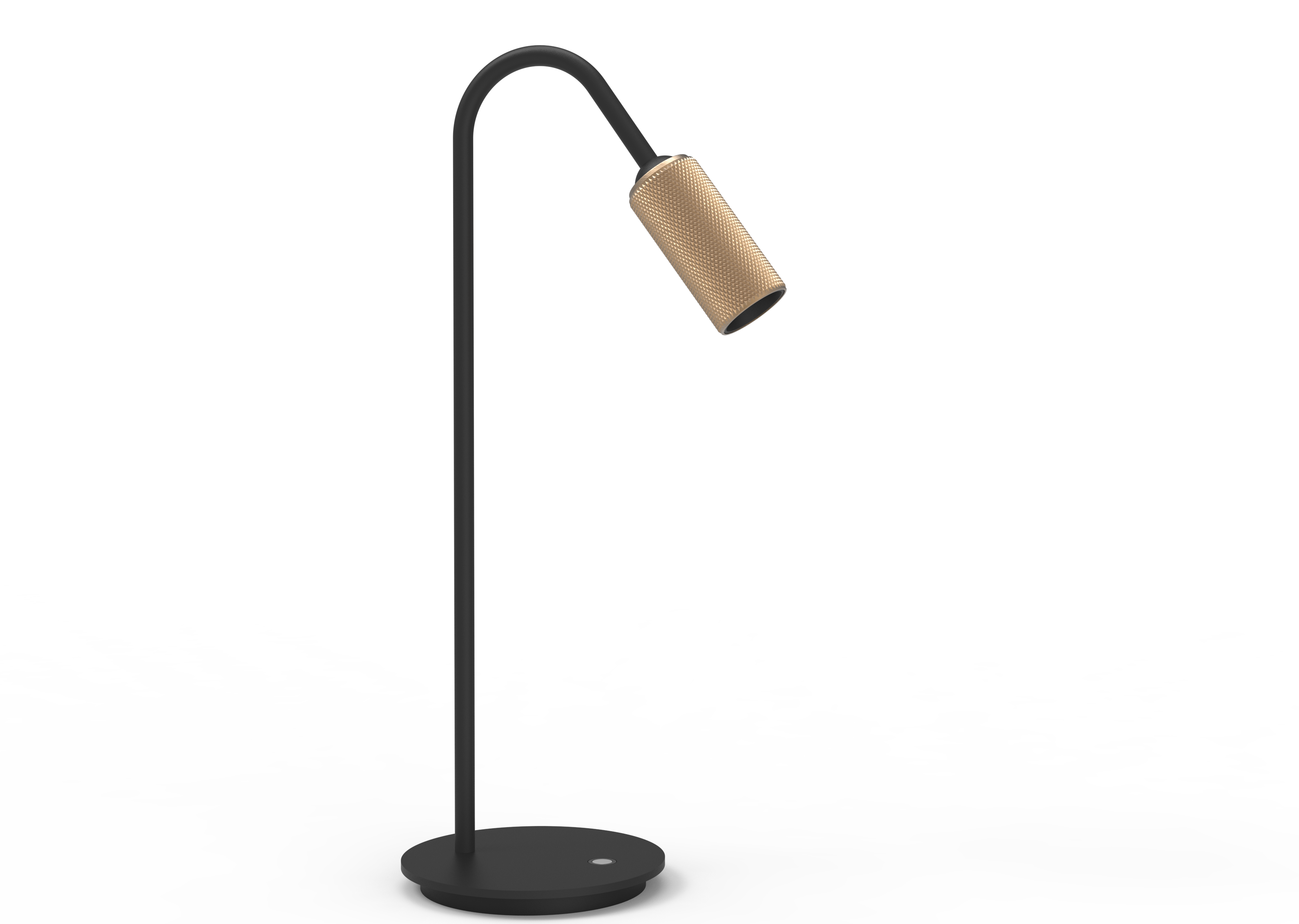 Antidark Decor Table T1 sort/messing bordlampe 3000K 7w LED