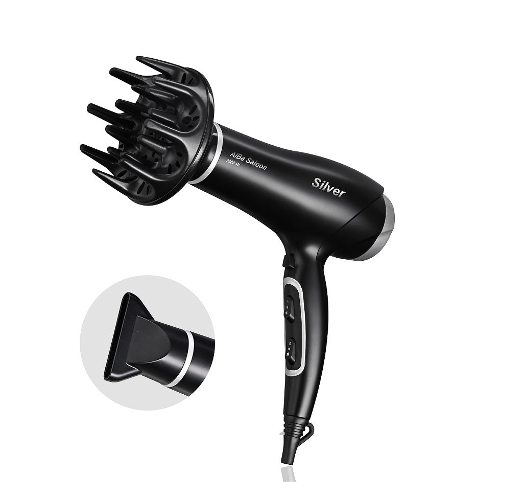 Albaline H410DI AlBa Saloon Silver Hårtørrer 2200W