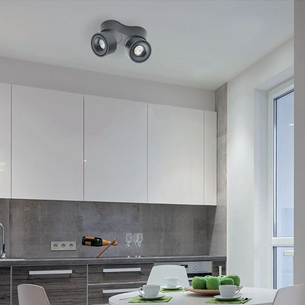Urban køkken med  EASY Double loftlampe fra Antidark