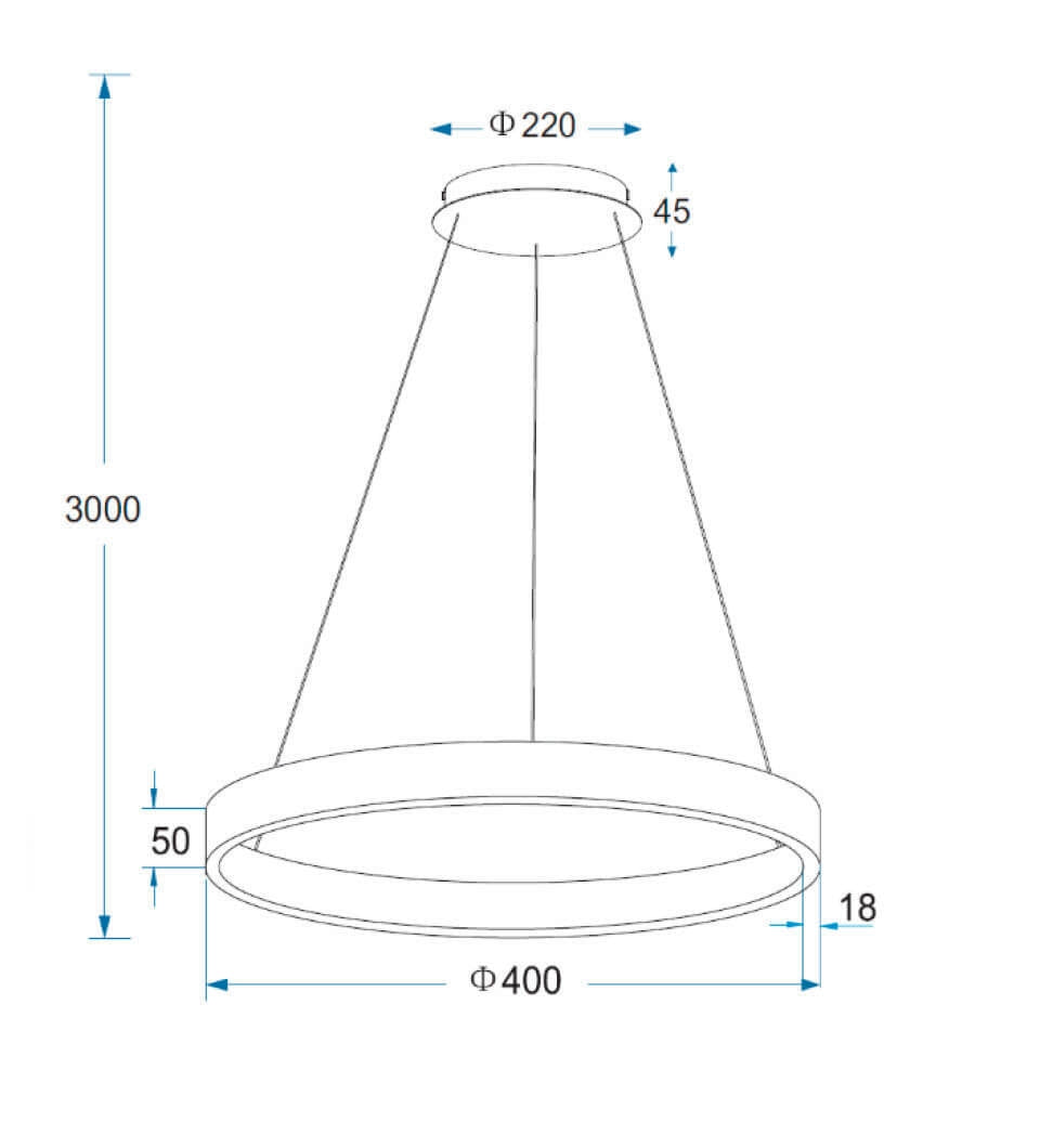 Mål på Antidarks Gloria Ø40