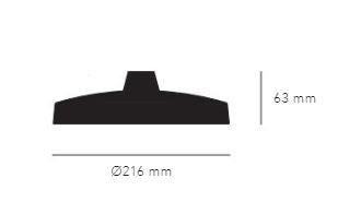 Archi T2 hvid bordbase