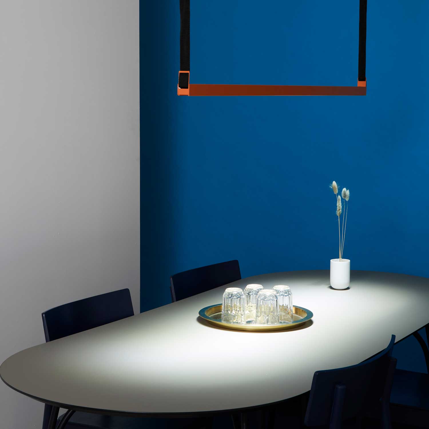 LOOM Design Belto orange LED pendel