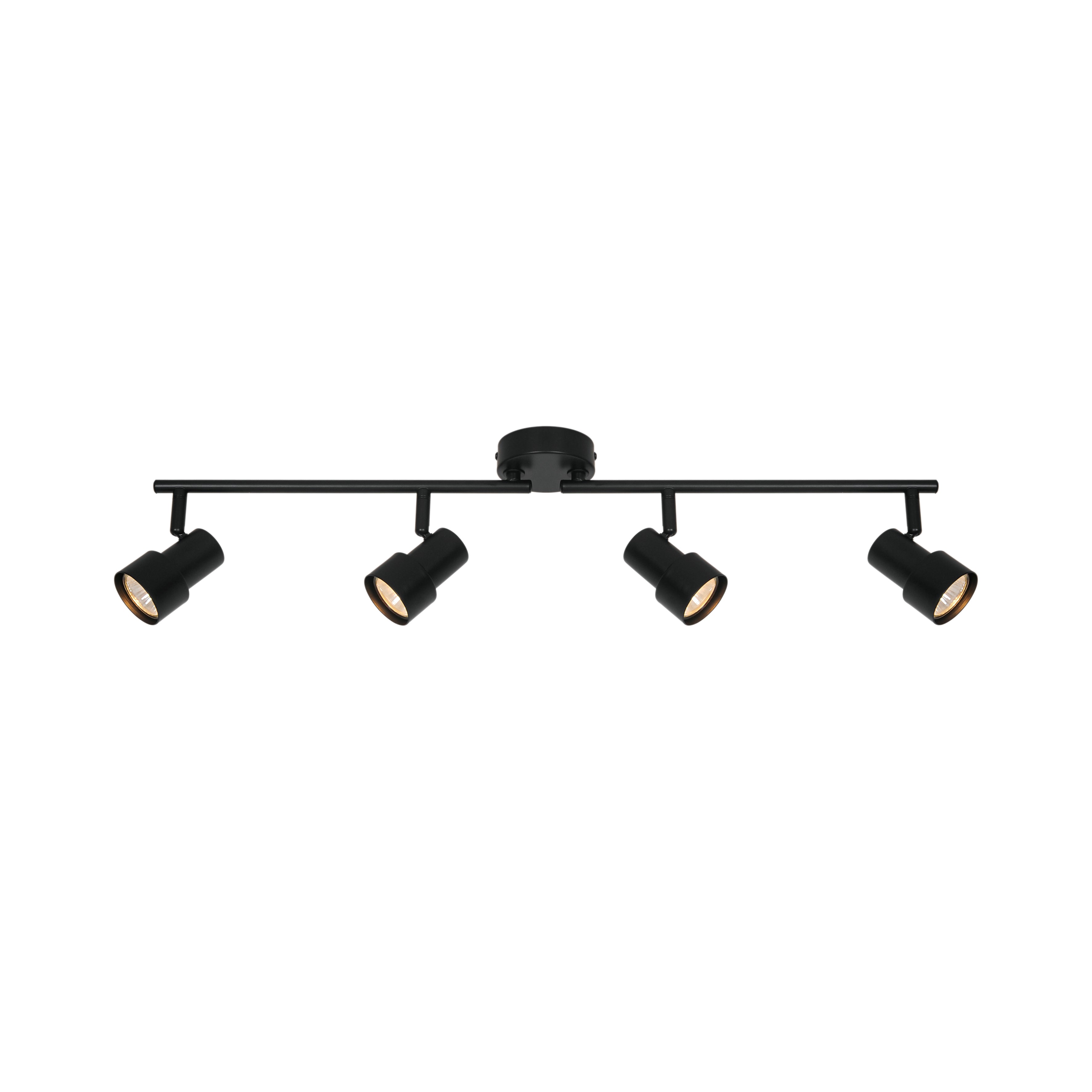 Nordlux Boston 4-rail Ceiling Light Black