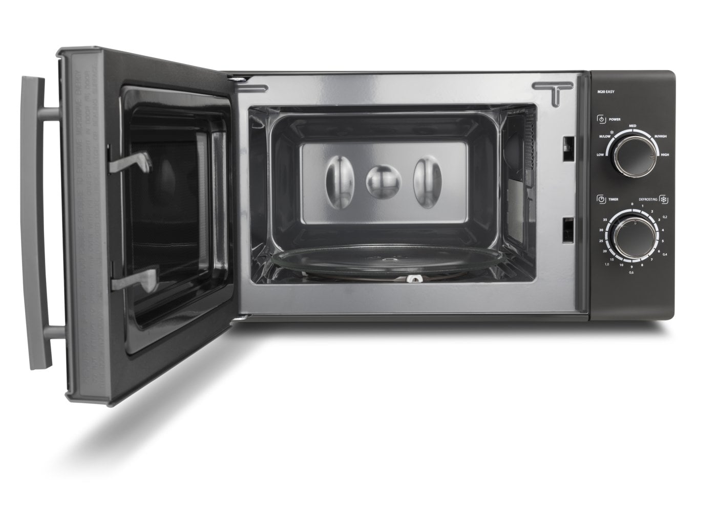 Det indvendige af Caso M20 Easy mikrobølgeovnen