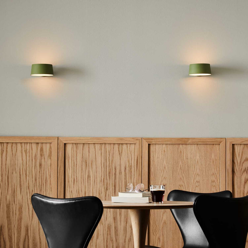 LOOM Design Cookie grøn væglampe