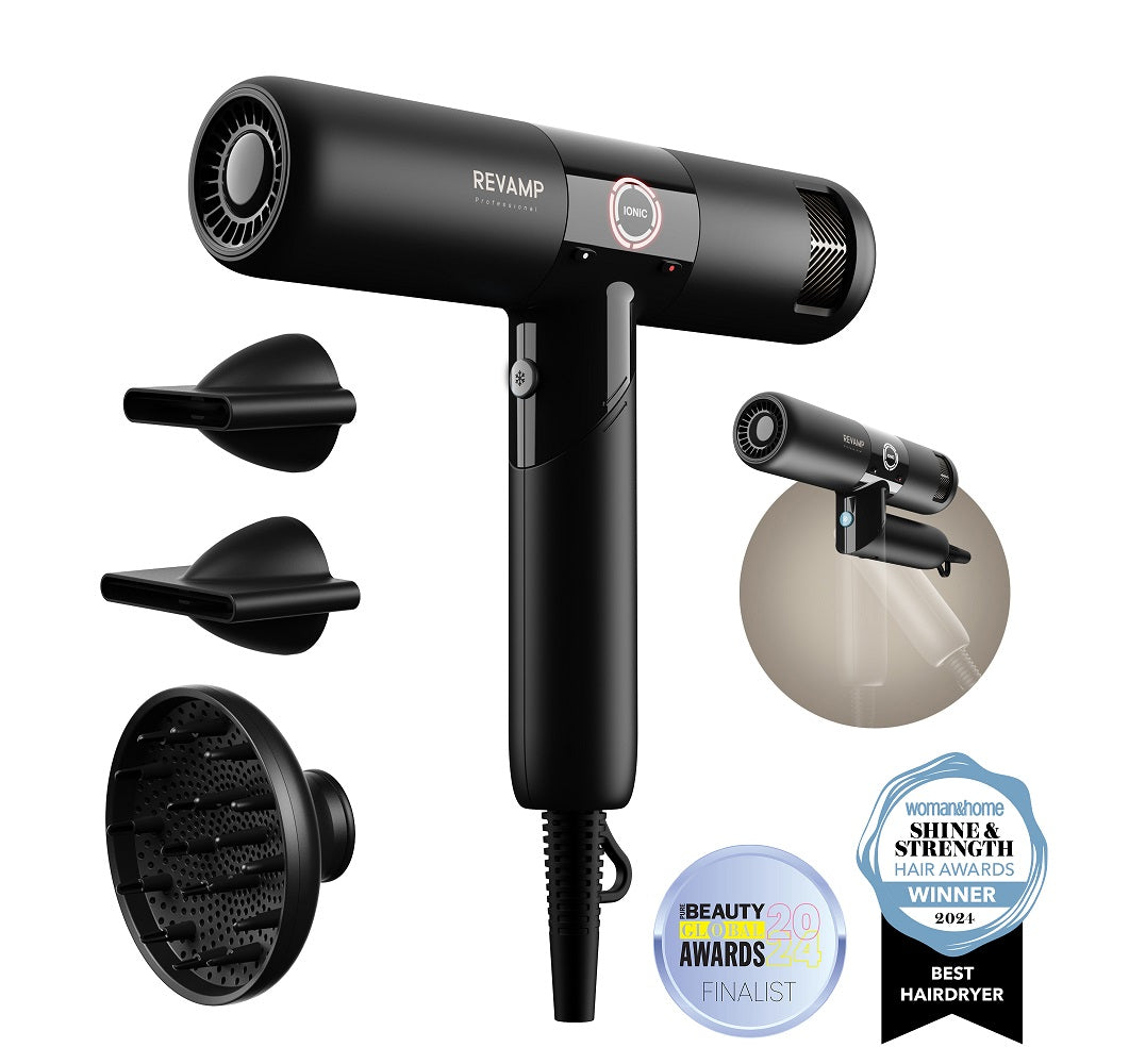 Albaline DR-6500 Revamp Professionel Hårtørrer m. Børsteløs Motor