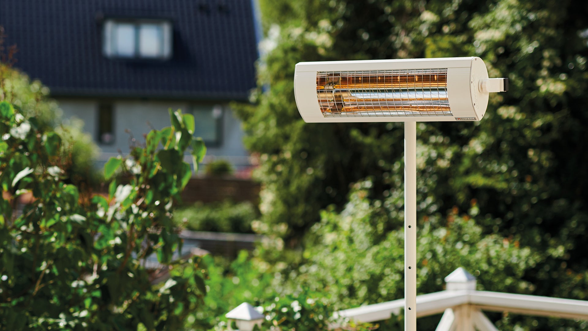 Solamagic ECO+PRO 2000 Titanium Terrassevarmer på stativ