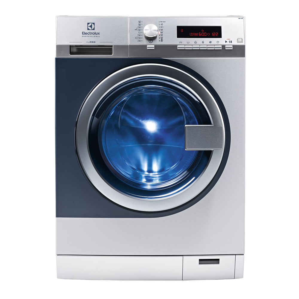 Electrolux WE170P 8kg Stål Frontbetjent Vaskemaskine med Afløbspumpe