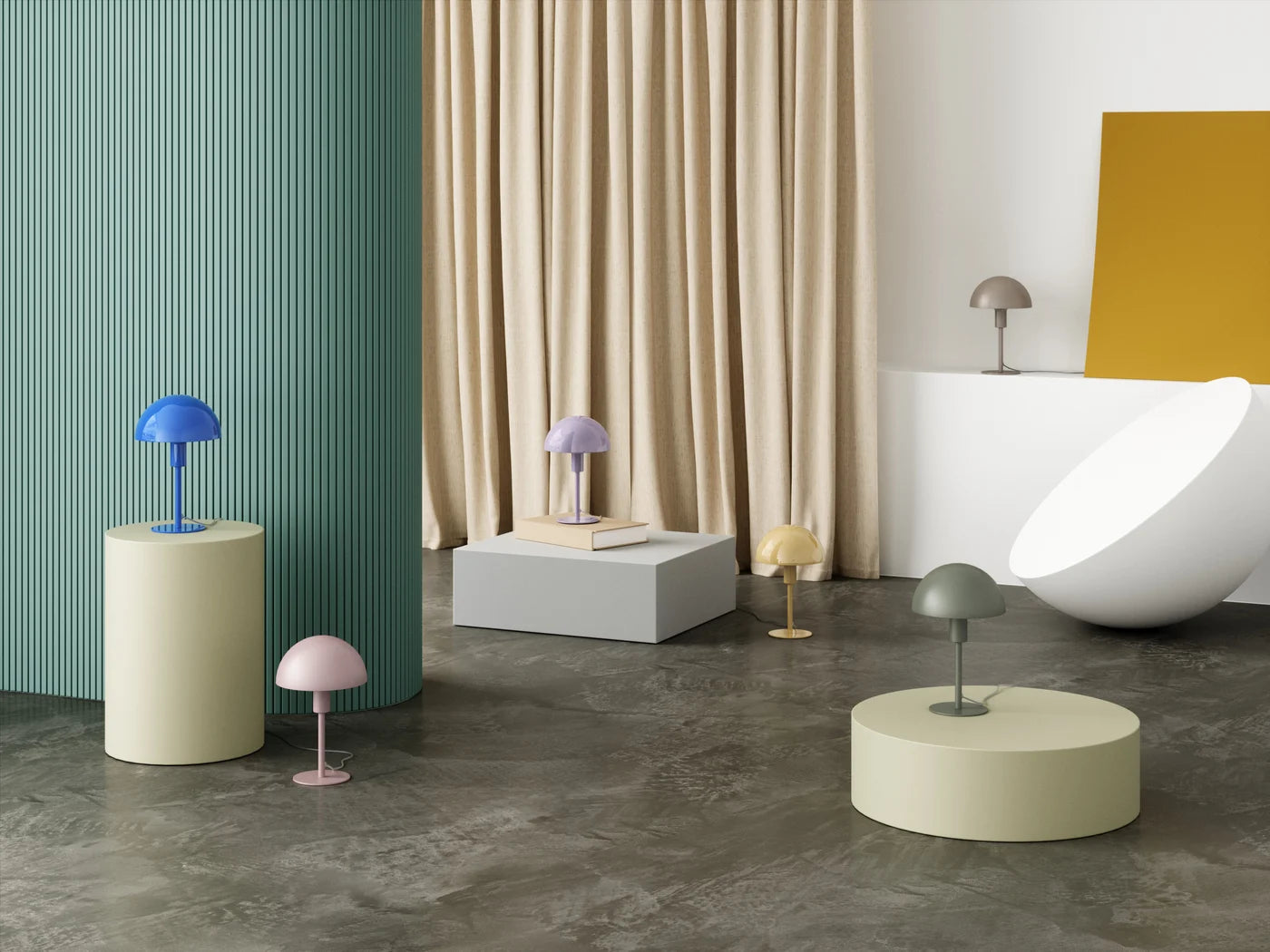 Nordlux - Ellen Mini Bordlampe E14, Støvet rosa