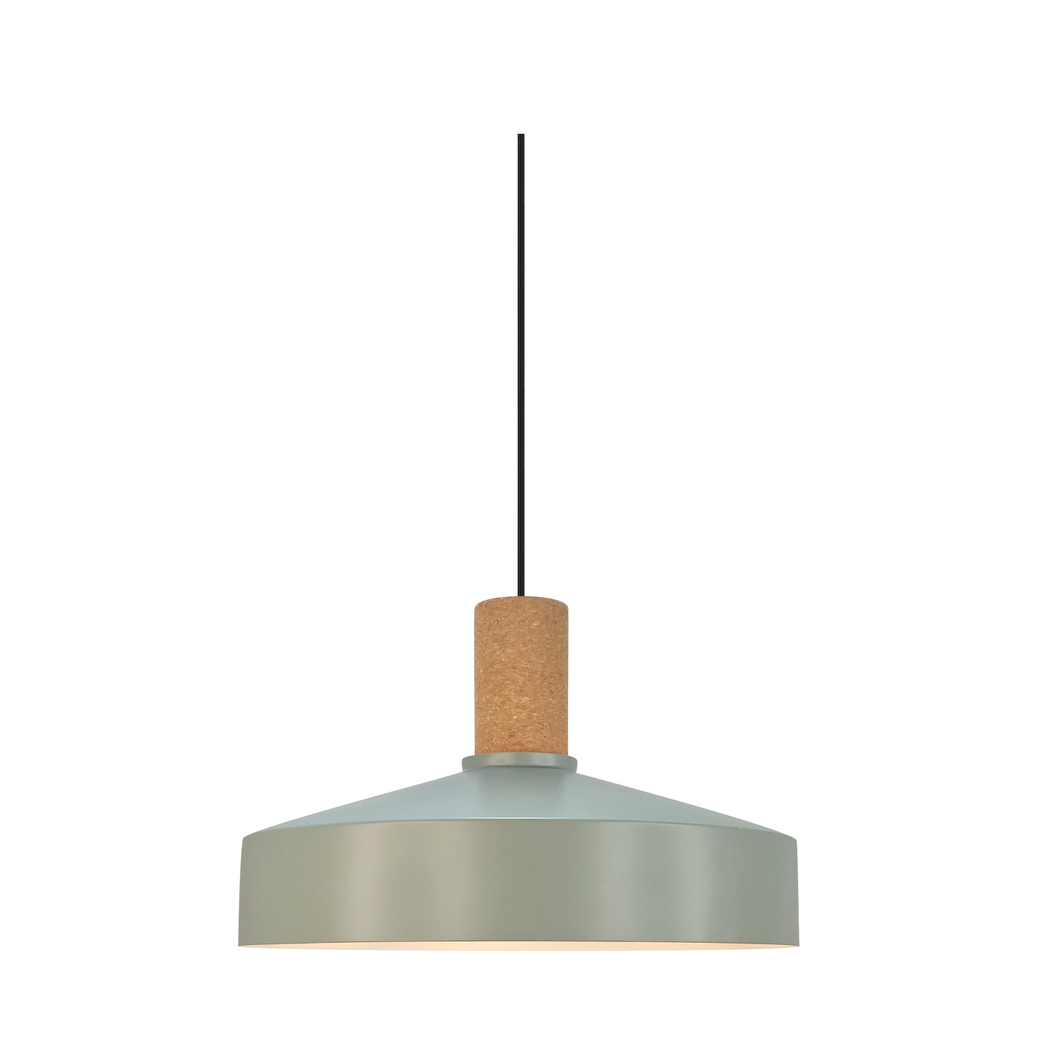 Nordlux Elvas Cork Pendant Lamp Dusty Green