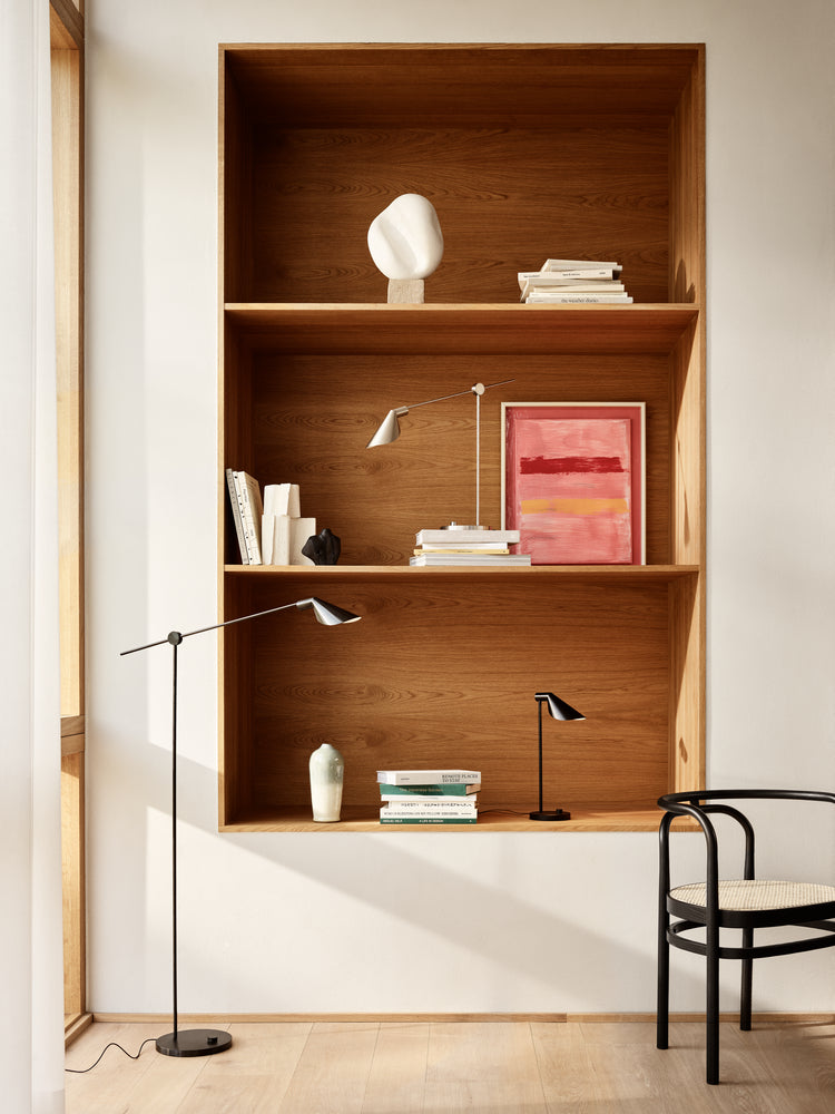 MS022 Sort Bordlampe