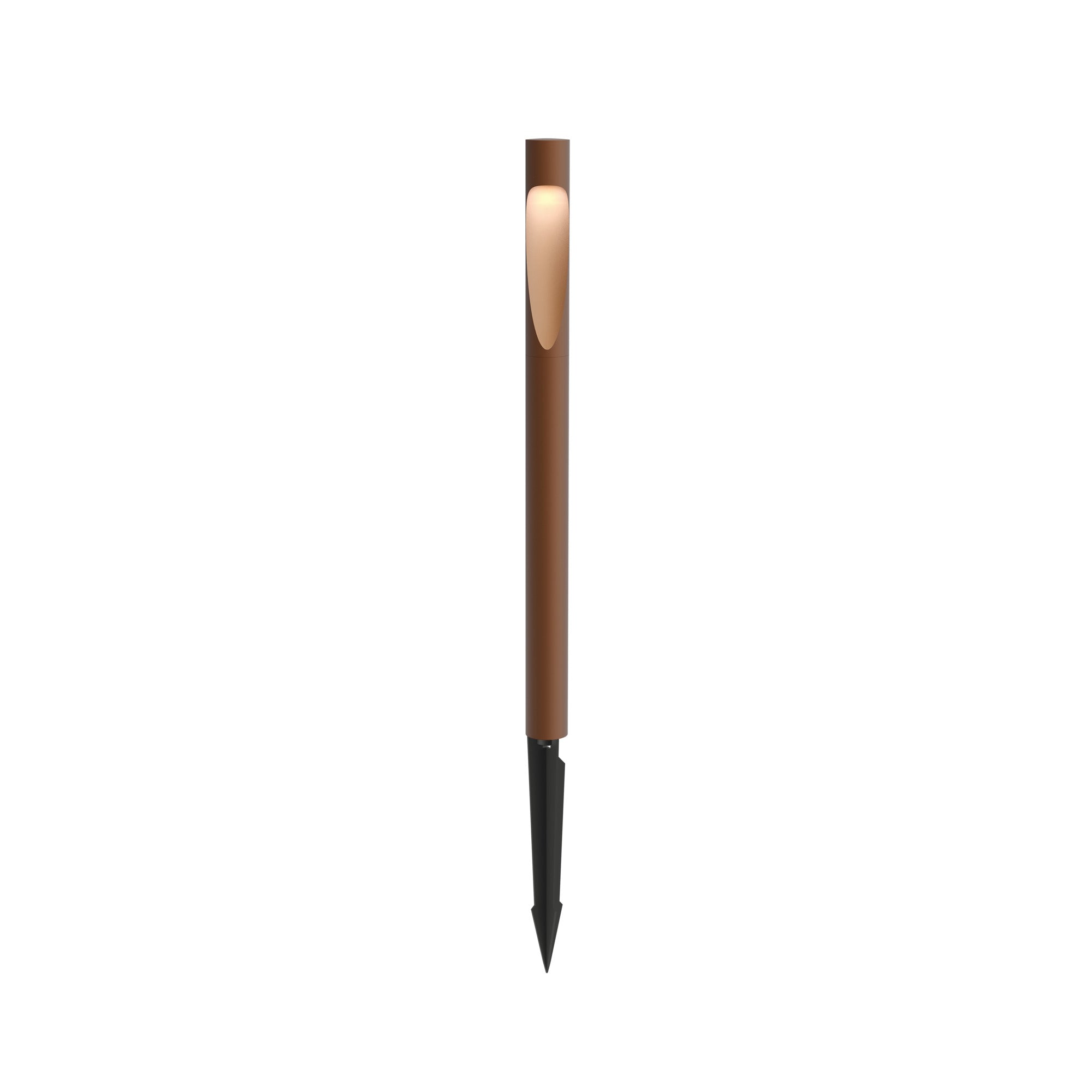 Flindt Garden Pullert Corten Høj M/Spyd og U/Adapter LED 3000K
