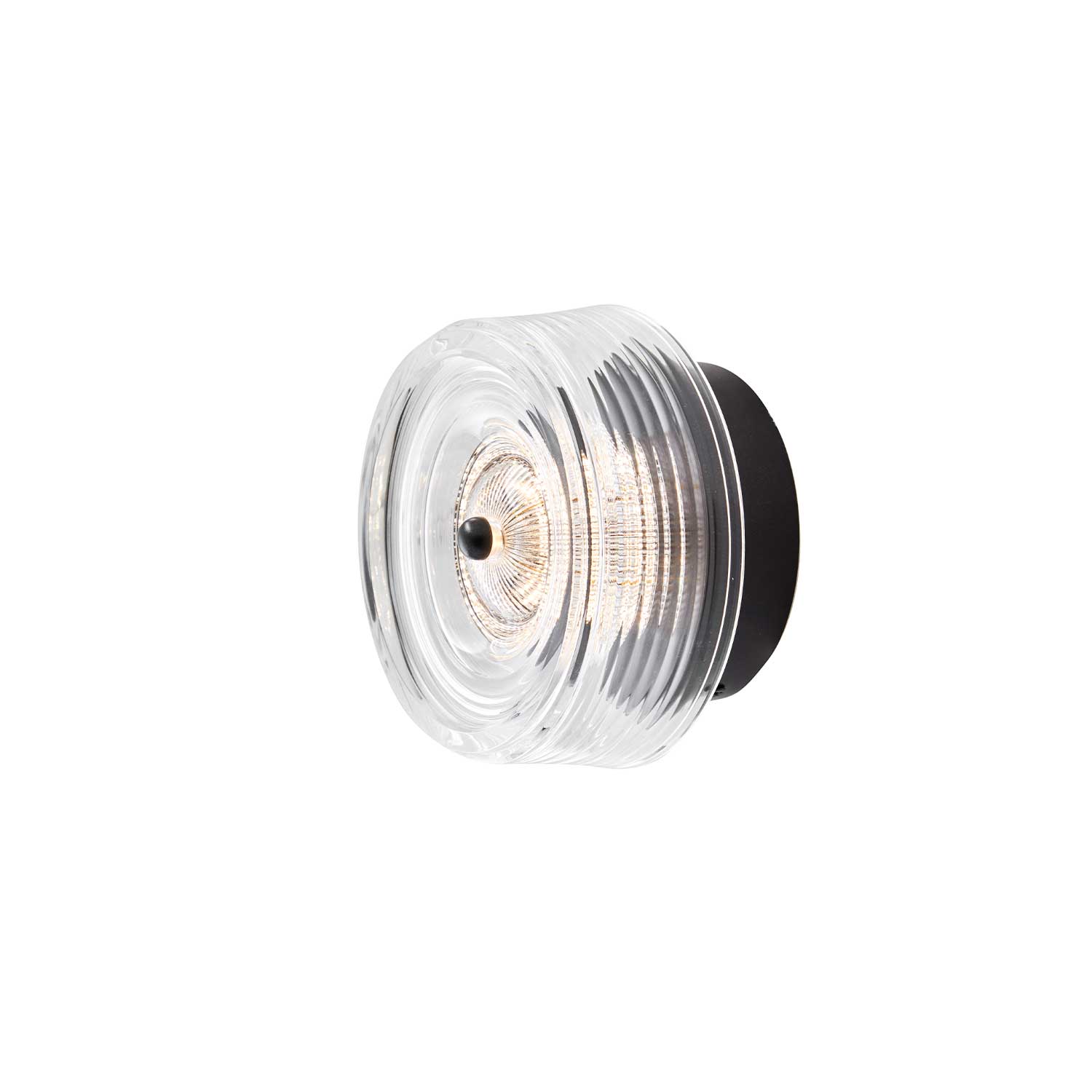 Glow matsort LED væglampe billede 4