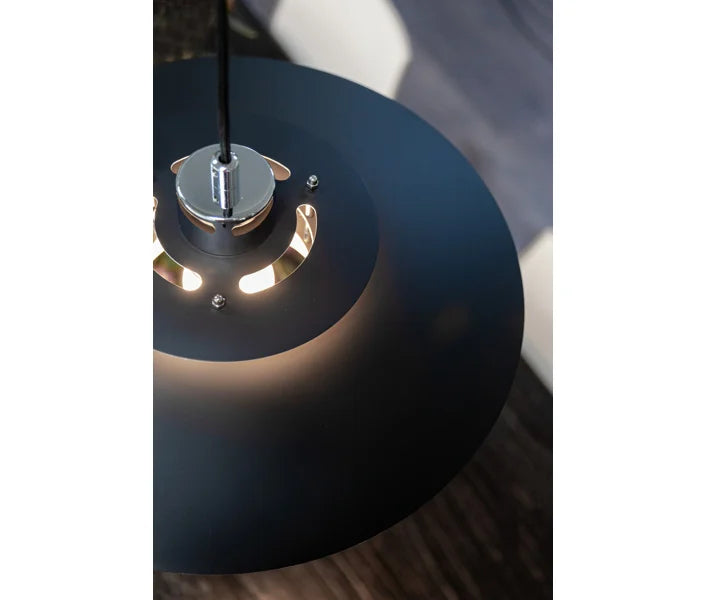 SØRUP Pendel Ø40 Sort, Krom - Halo Design