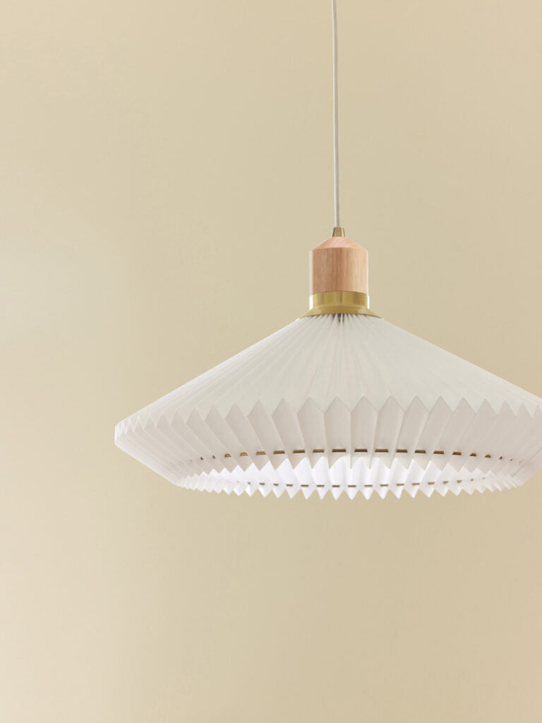 Paris Ø56 Pendel - Klar Hvid