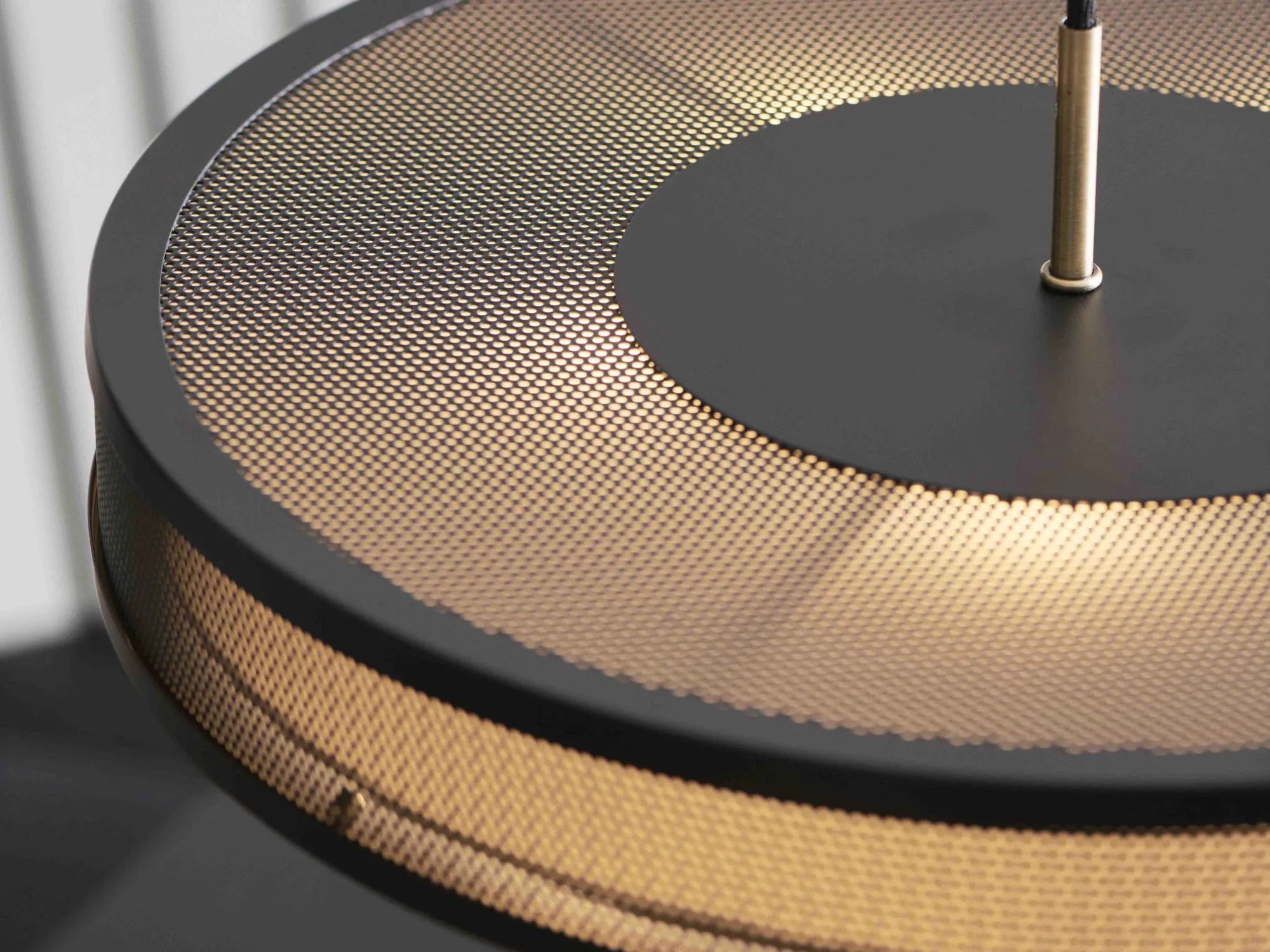 Frame Pendel Ø43 5xG9, Sort Antique - Halo Design