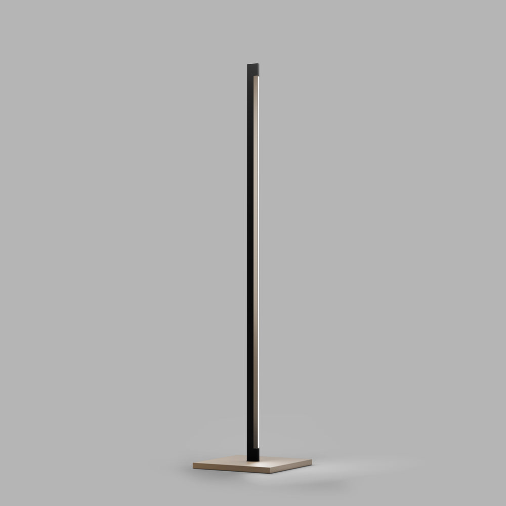 Light-Point Inlay F1 LED 21W Matt Black Satin Gold Gulvlampe af Studio F. A. Porsche