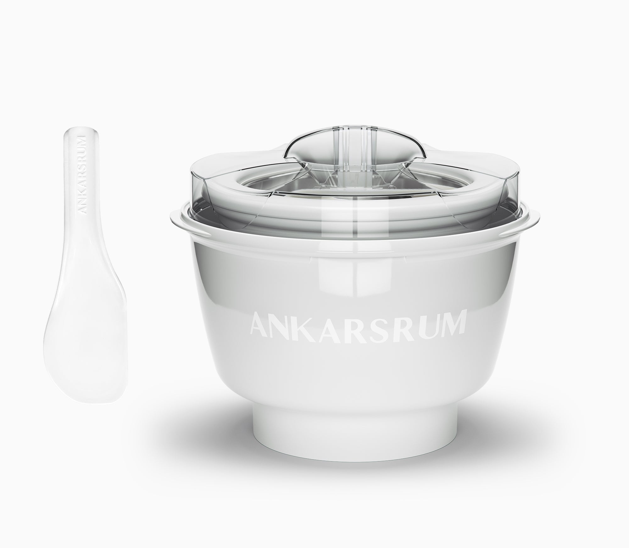 Ankarsrum ismaskine i hvid til 0,75 liter is