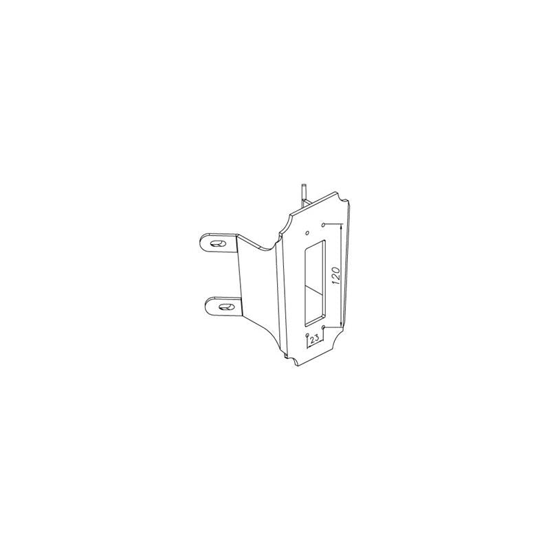 Norlys Rimini Hjørnebeslag - Sort