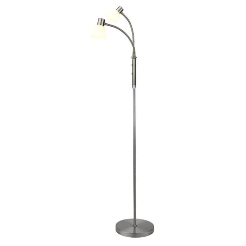 HUDSON LED GULVLAMPE 2 ARME OPAL