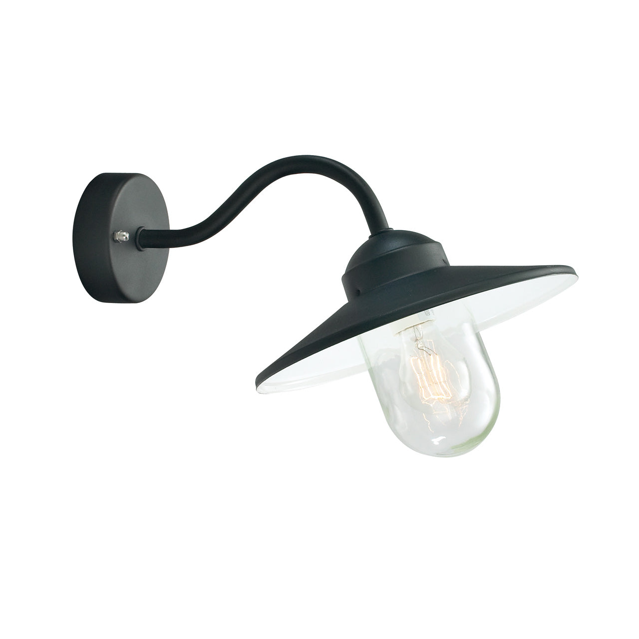 Norlys Karlstad sort, E27 IP55 57W - Udendørslampe