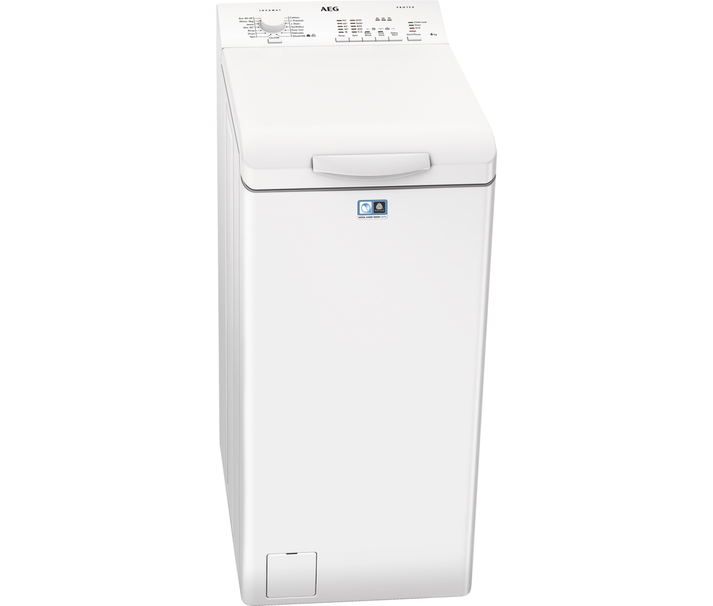 AEG L6TPO621N5 6kg Topbetjent Vaskemaskine