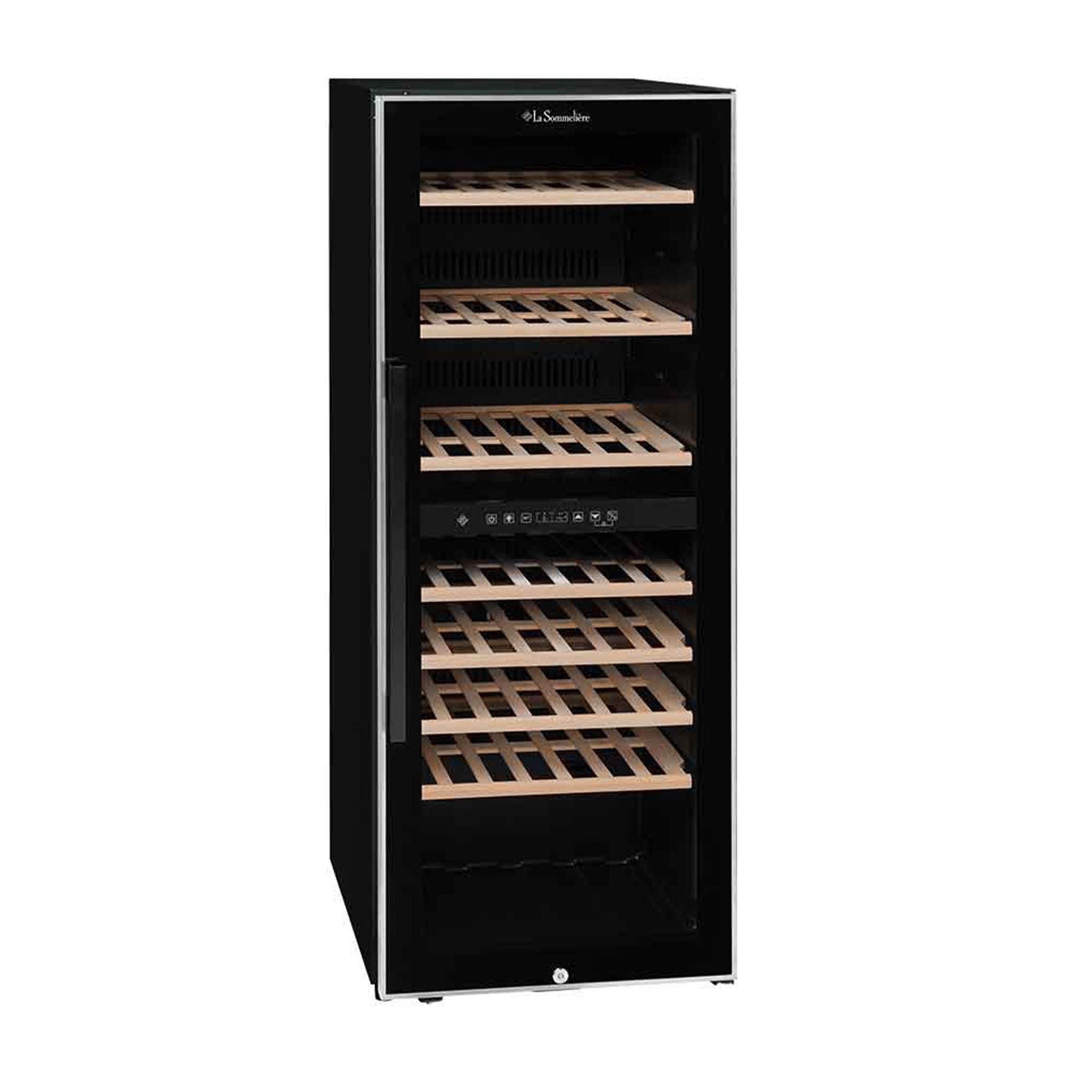 Temptech La Sommelière ECS81.2Z vinkøleskab med tomme hylder