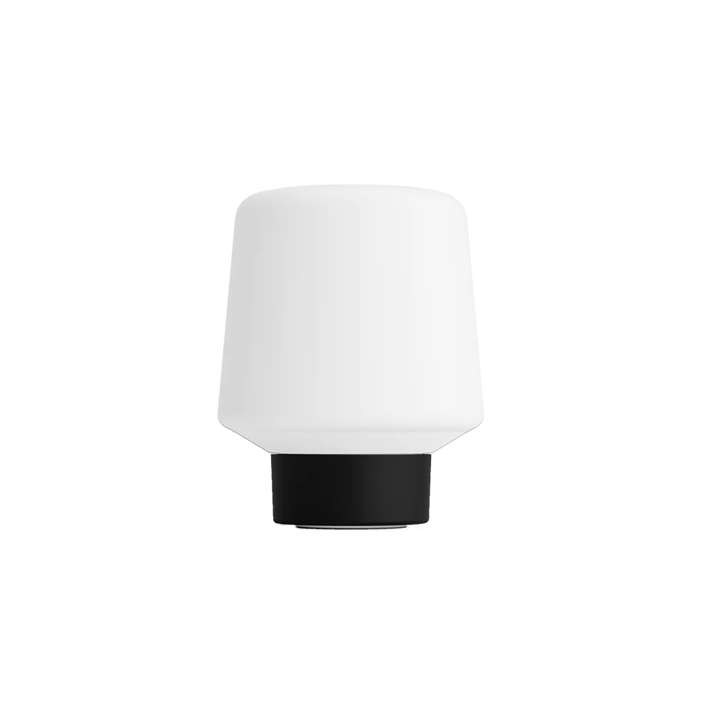 Sort og mat hvid Sackit lampe