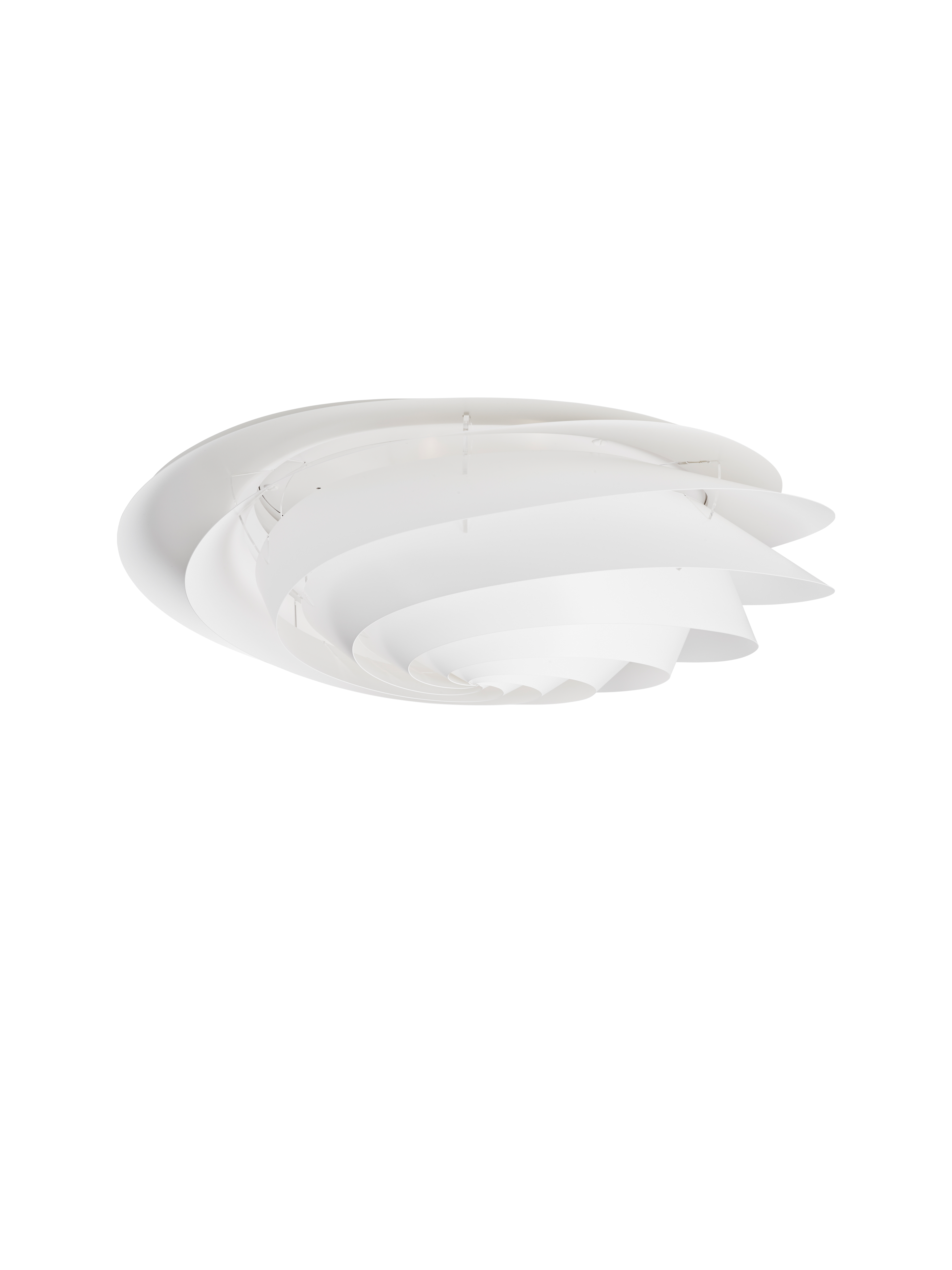 Model 1320 Swirl Ø60 2xE27 hvid lofts/væglampe