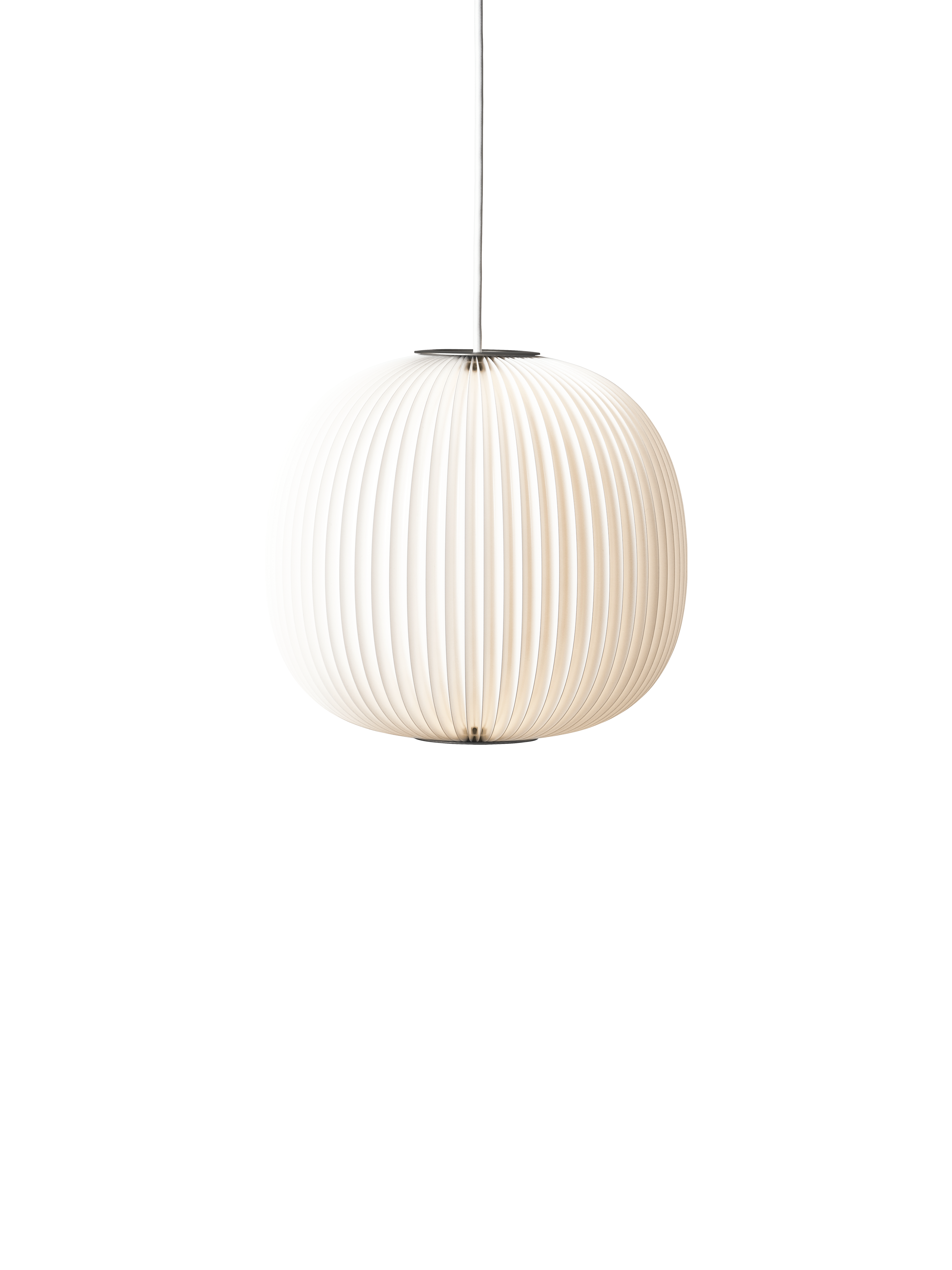 LE KLINT Lamella 3 Model 134 Sølv/Hvid Pendel