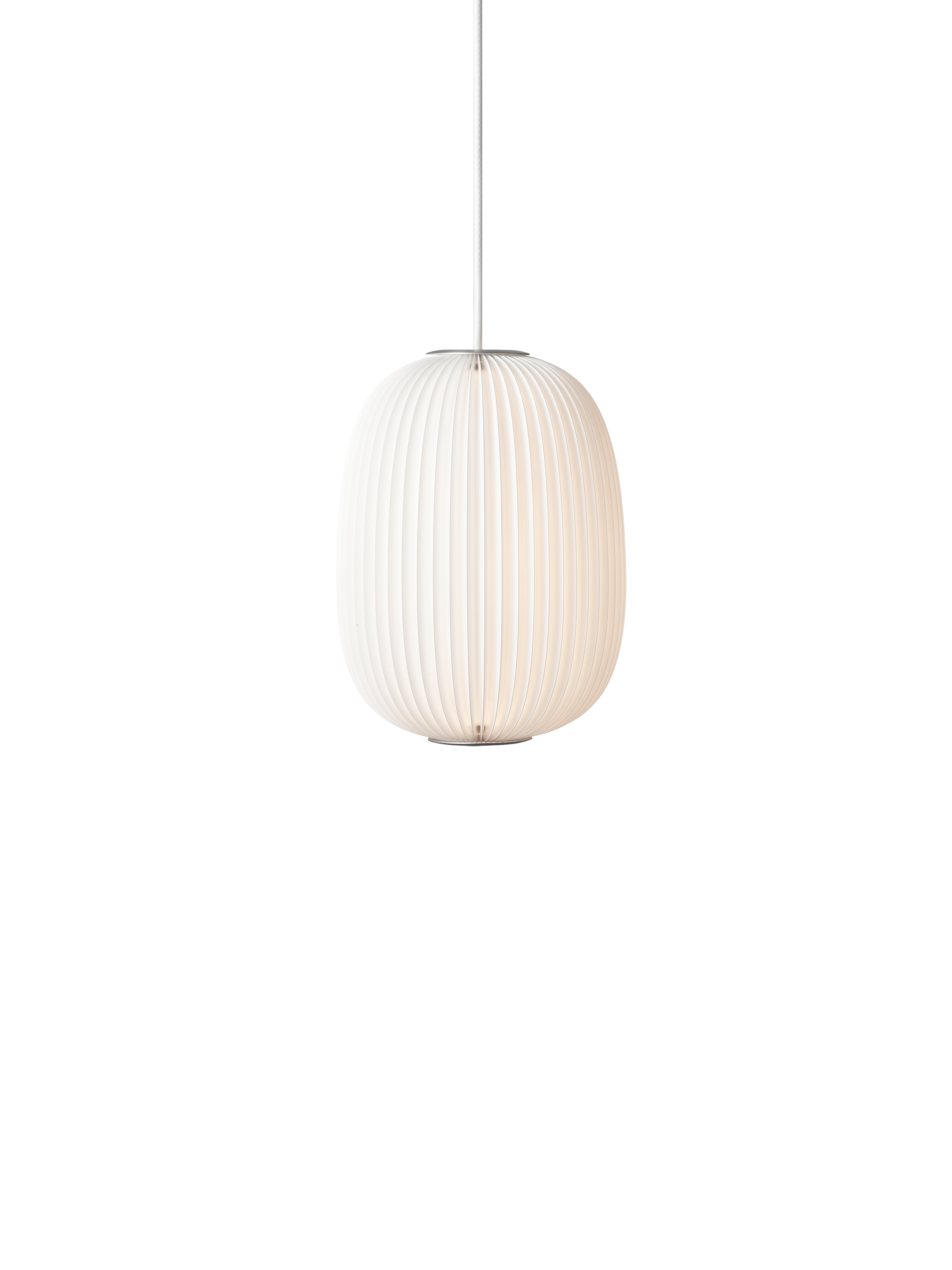 Lamella 4 sølv/hvid pendel billede 4