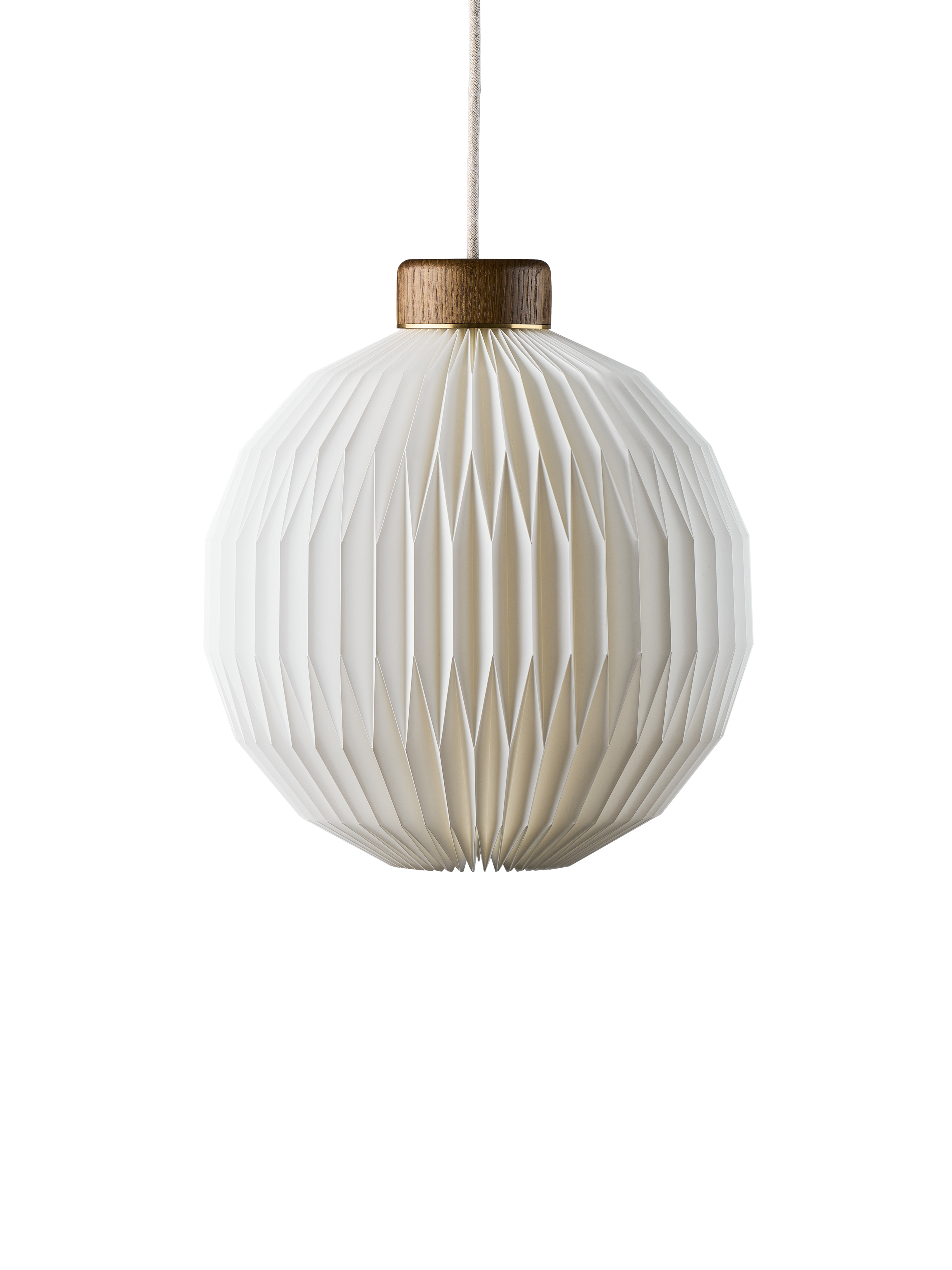 Slukket LE KLINT Model 180 røget eg medium pendel