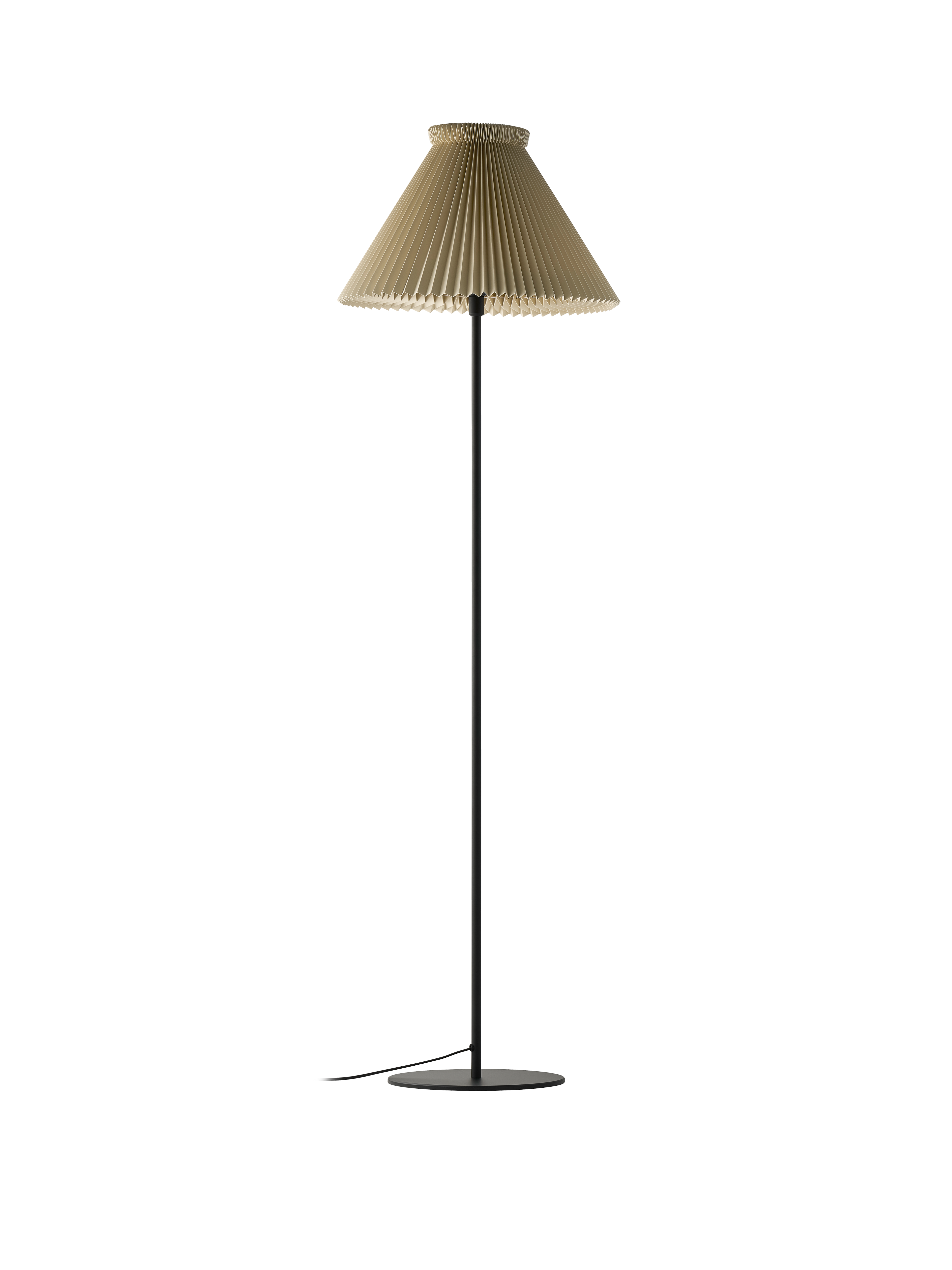 Beige Le Klint 334 papirsgulvlampe