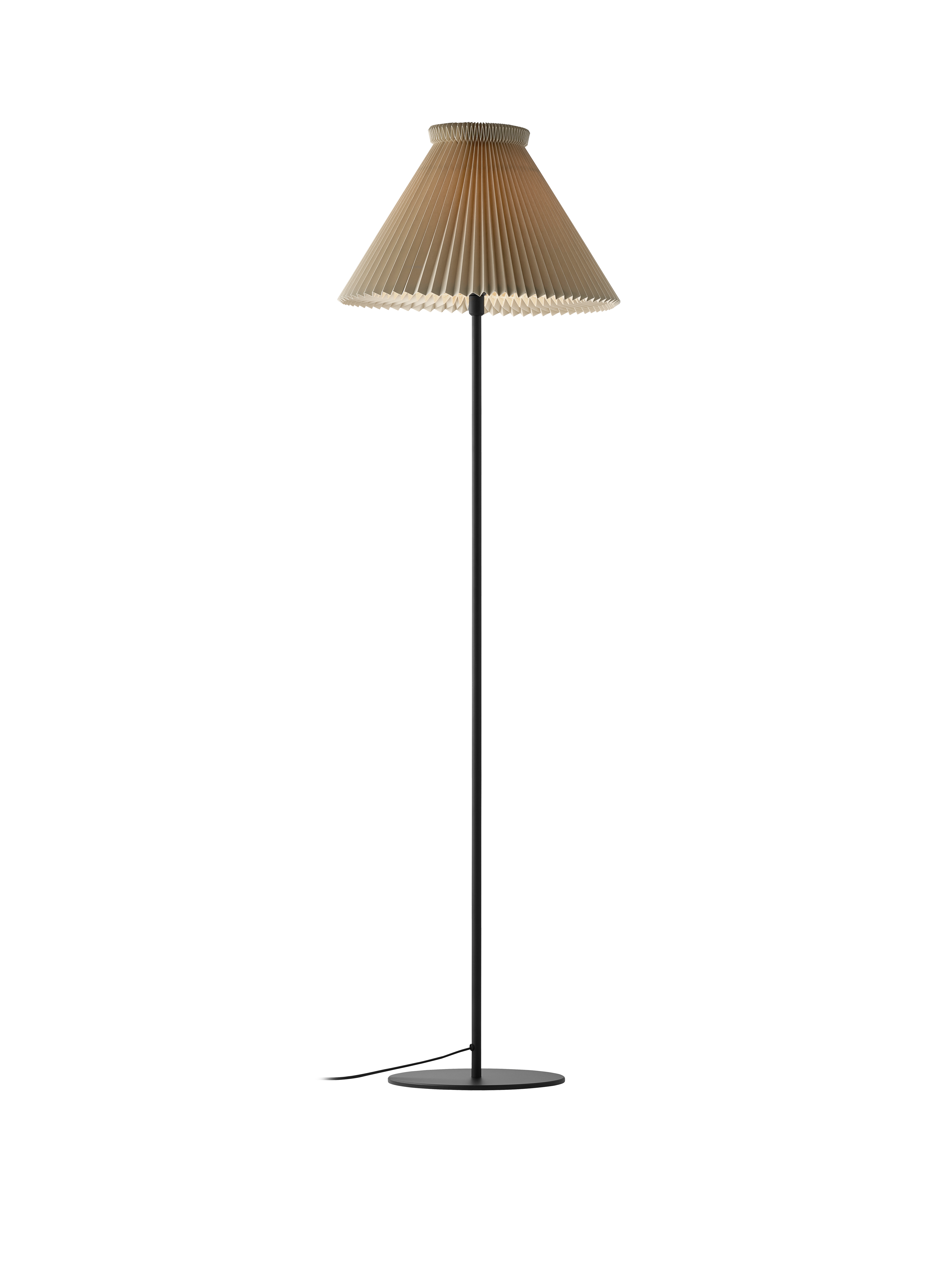 LE KLINT Model 334 Gulvlampe 1-30 Beige m. Papirskærm