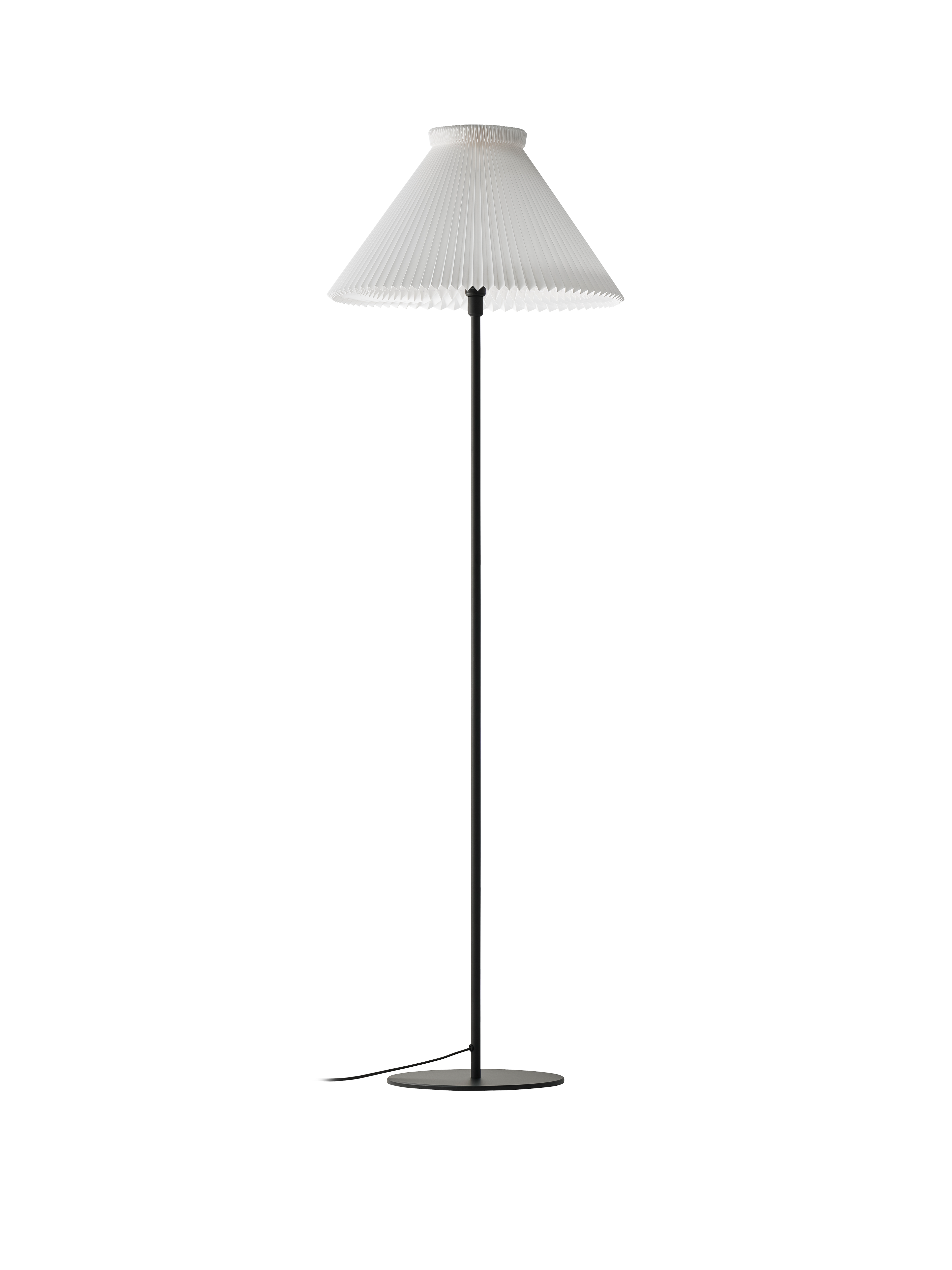 LE KLINT Model 334 Gulvlampe 1-30 Hvid m. Papirskærm