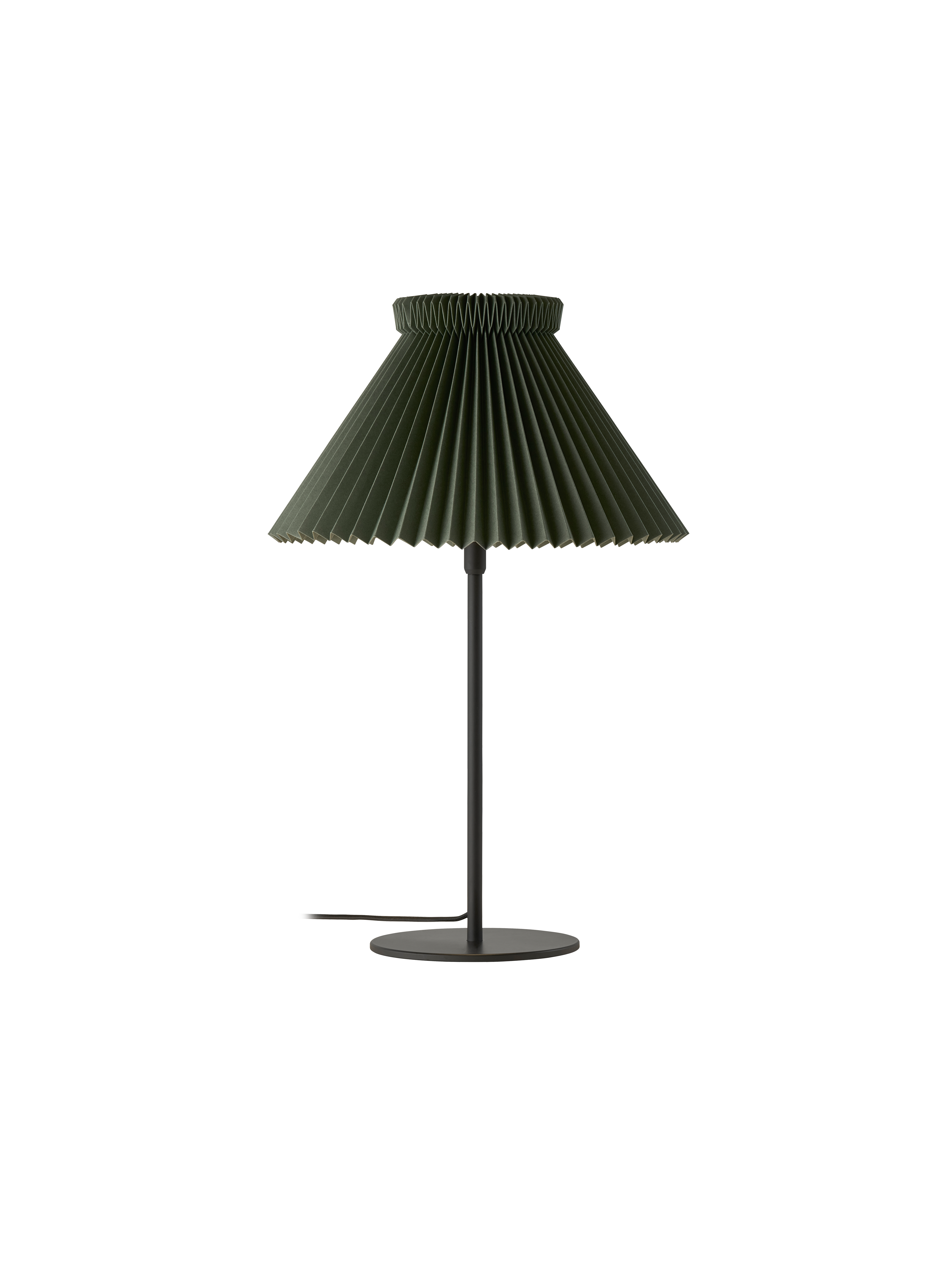 LE KLINT Model 334 Bordlampe 1-19 Moss Green m. Papirskærm