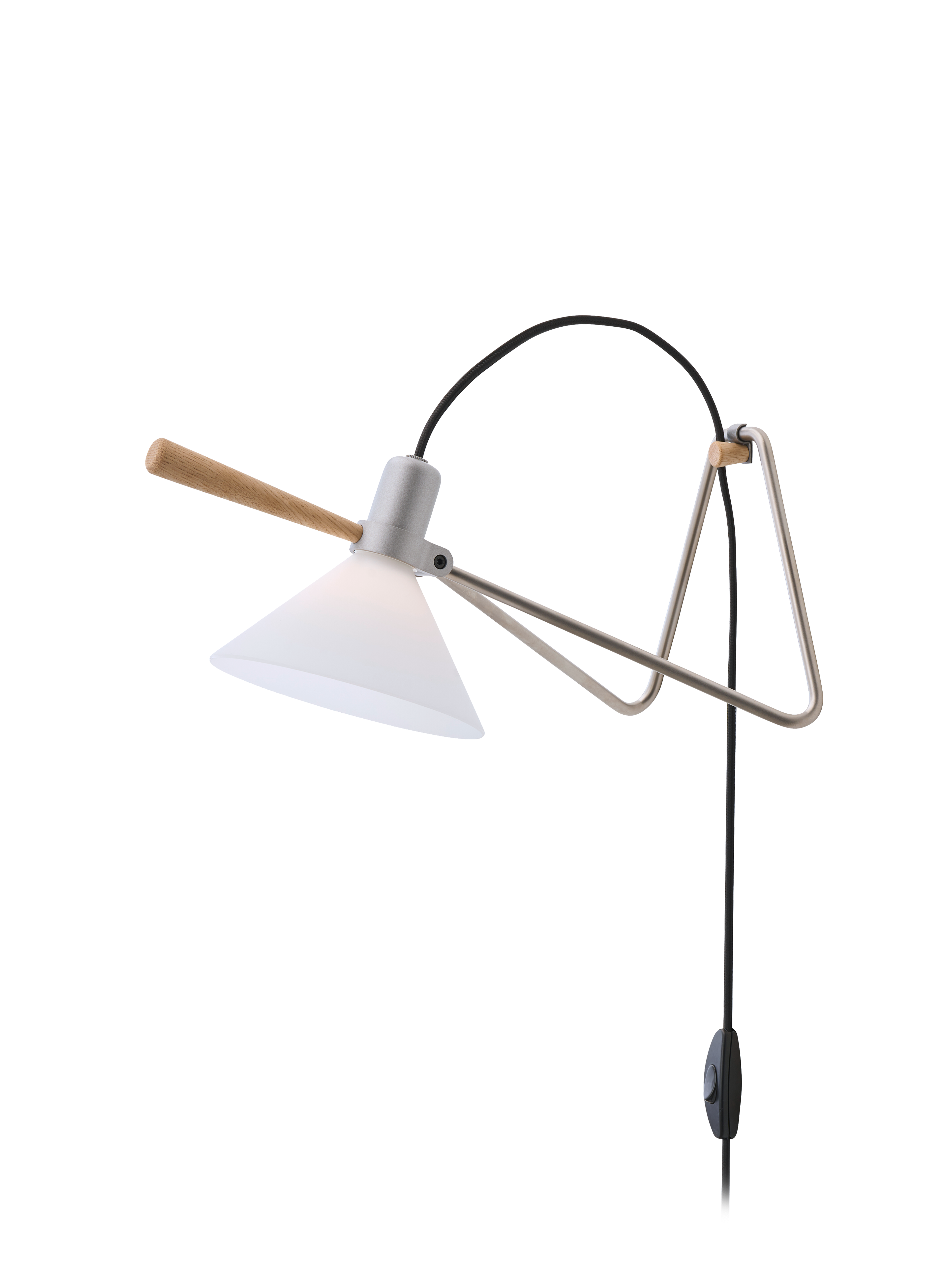 LE KLINT Spot Silver kan også opsættes som væglampe