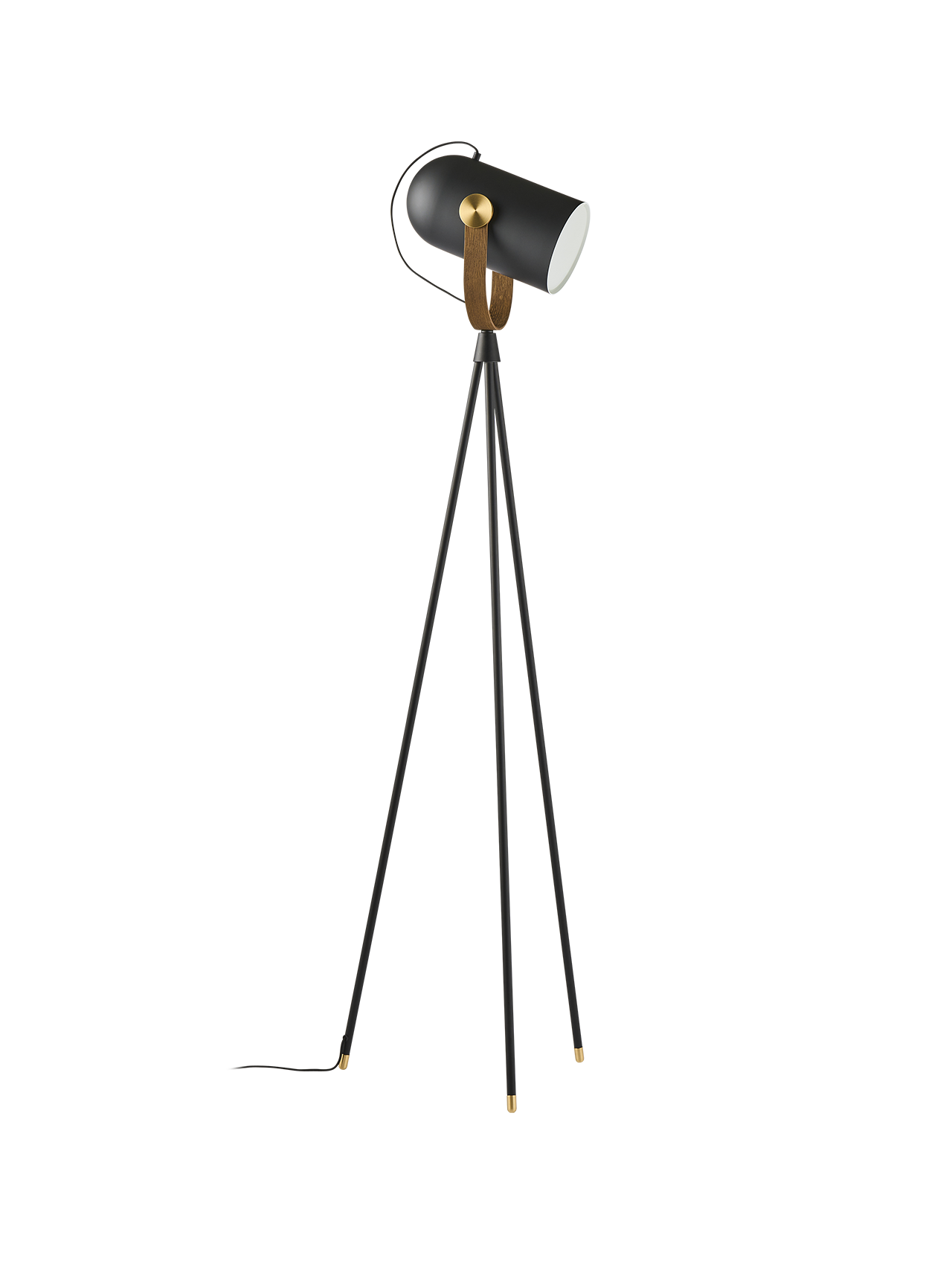 LE KLINT Carronade II Model 362 Røget Eg/Messing Gulvlampe alternativ