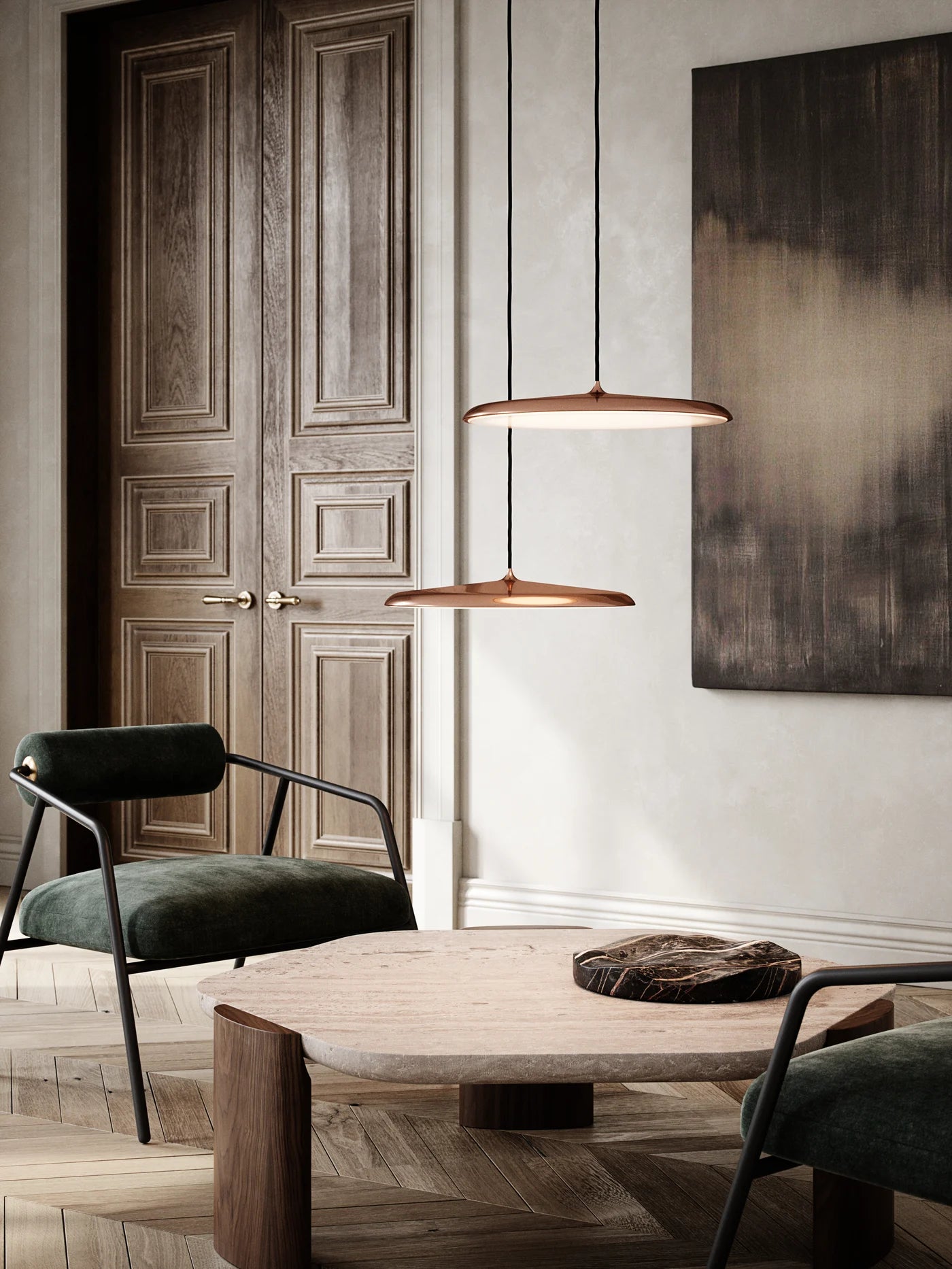 Nordlux Artist - Pendel Ø40 Kobber