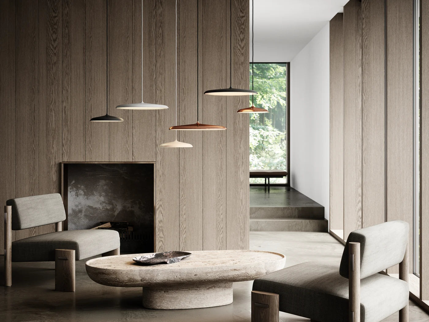 Nordlux Artist - Pendel Ø25 Grå