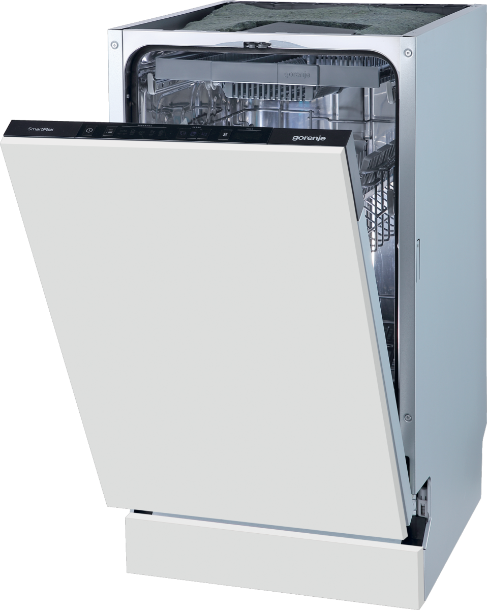 Gorenje GV561D10 Smal opvaskemaskine til integrering