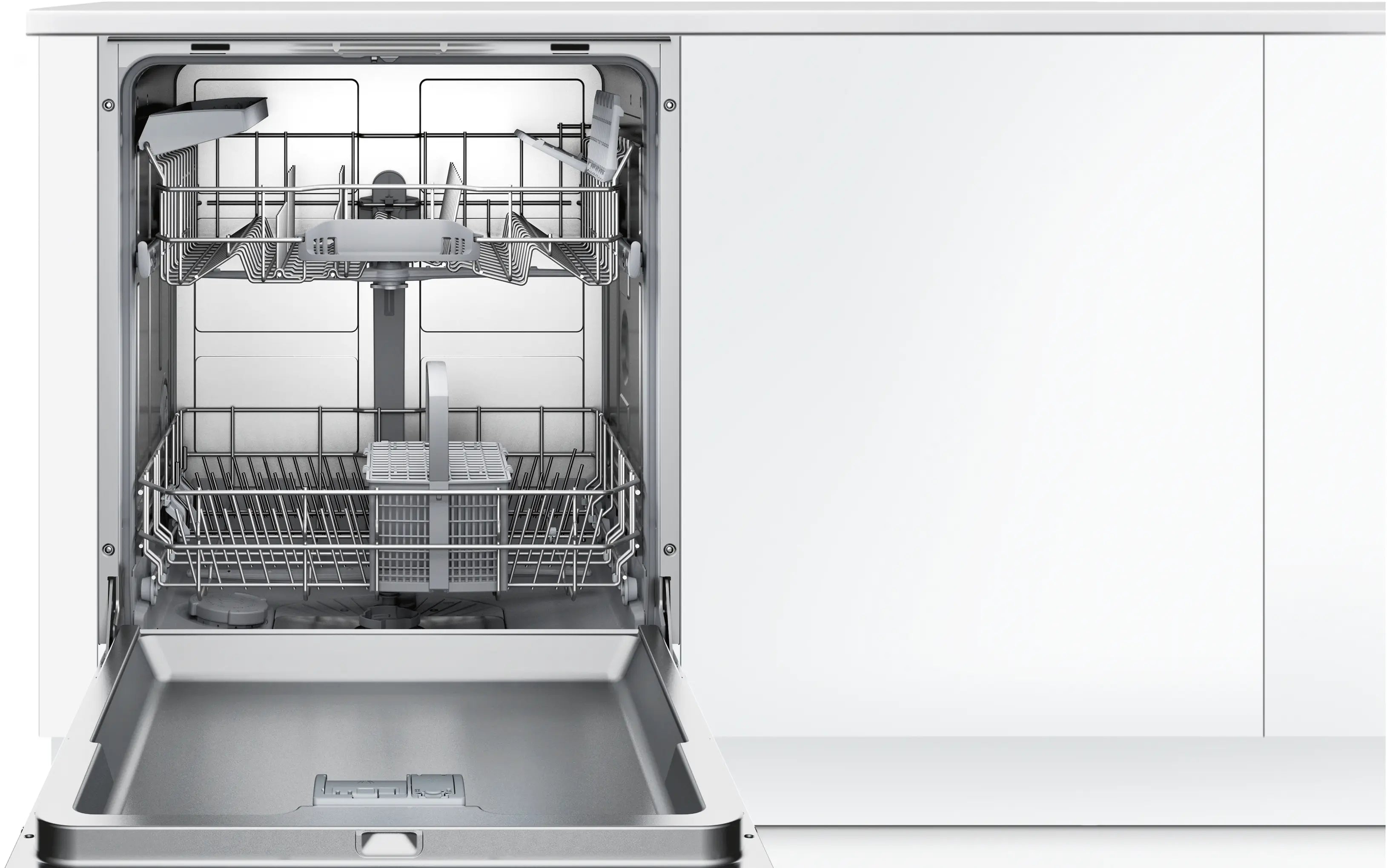 Kurvene i Bosch SMV41D10EU fuldt integrerbar opvaskemaskine
