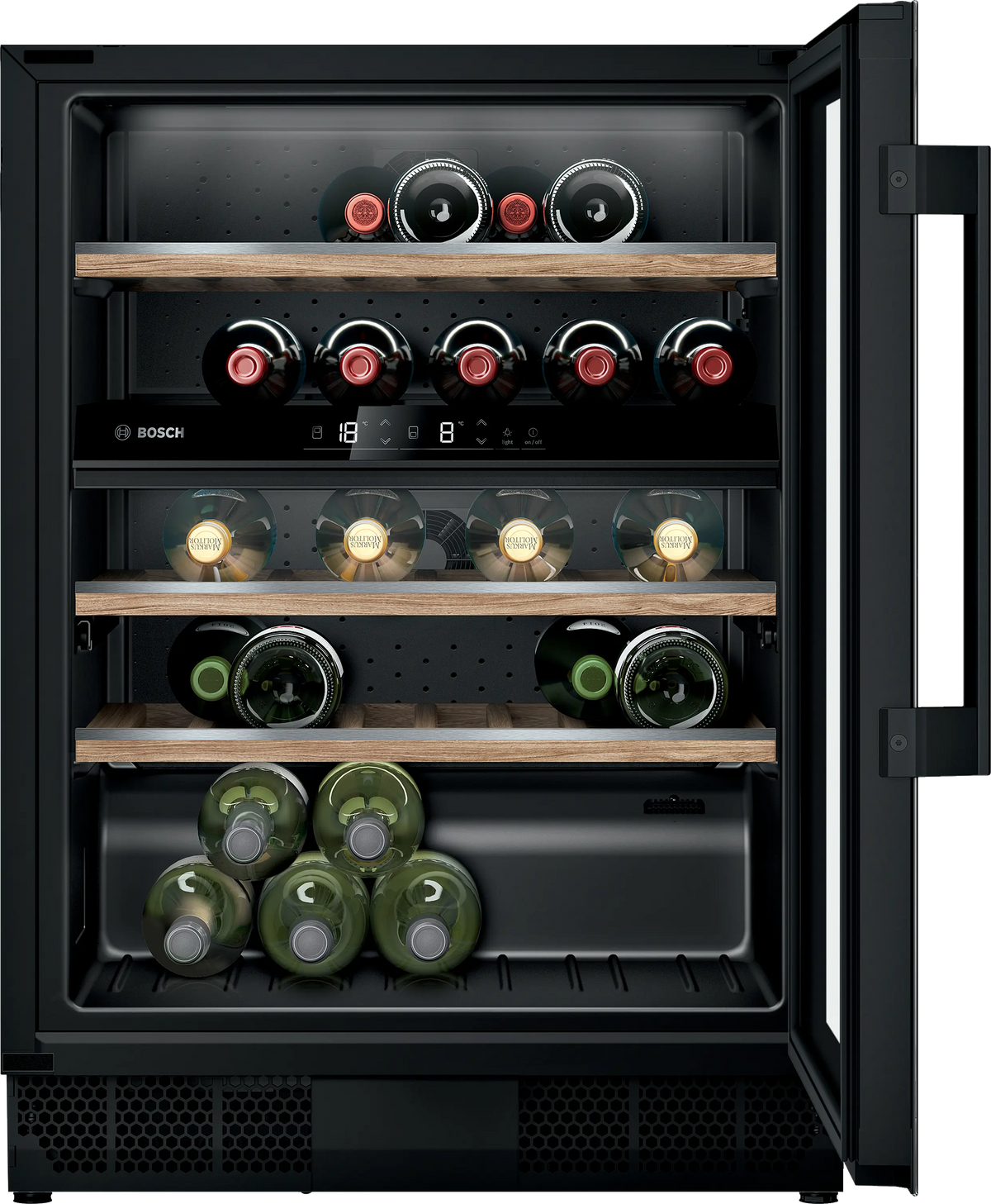 Bosch KUW21AHG0 Serie 6 indbygget vinkøleskab