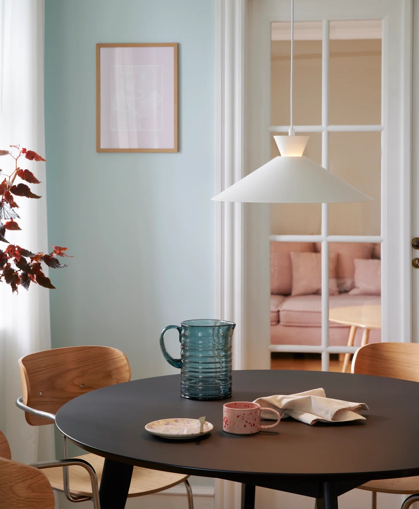 Dial 45 Pendel E27 IP20, Hvid - Nordlux