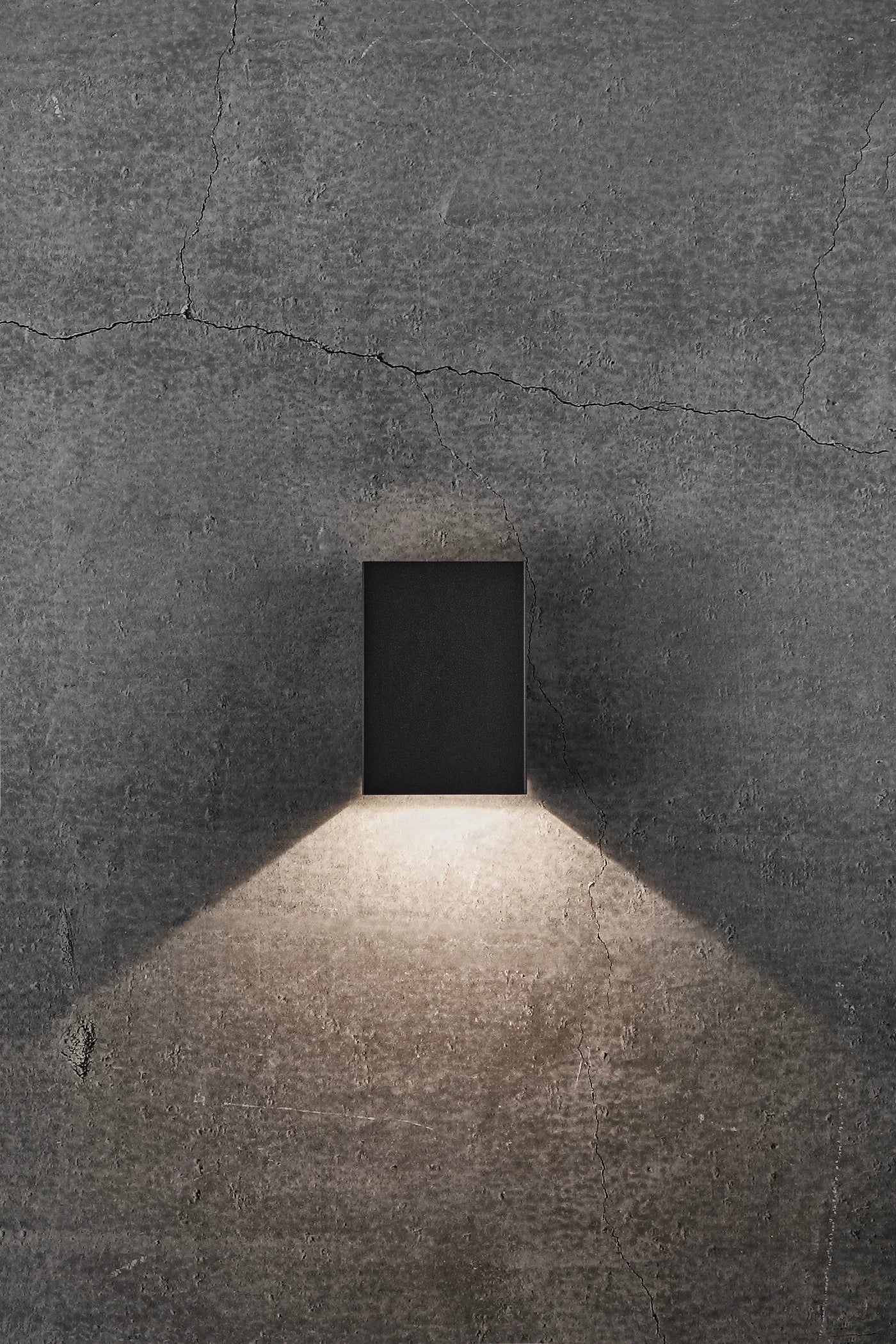 Fold 10 Væglampe LED IP54, Sort - Nordlux