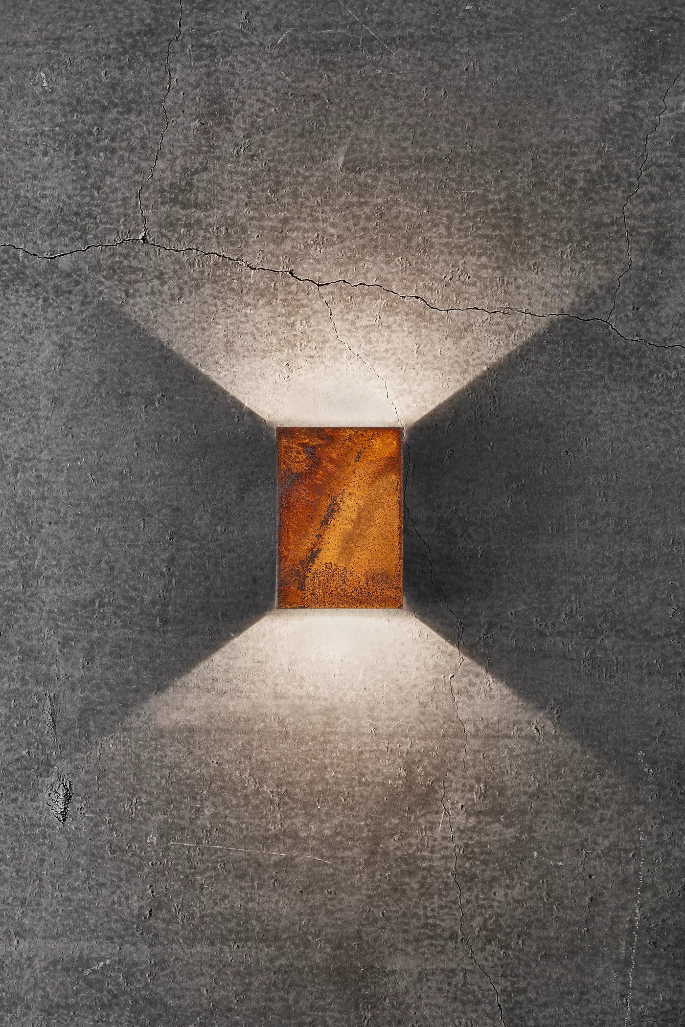 Fold 10 Væglampe LED IP54, Corten - Nordlux