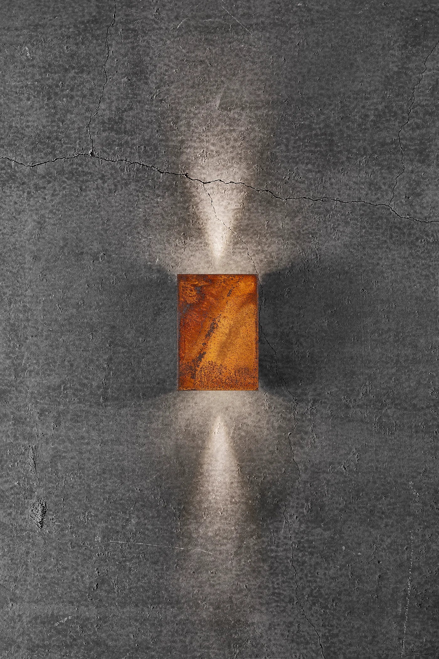 Fold 10 Væglampe LED IP54, Corten - Nordlux